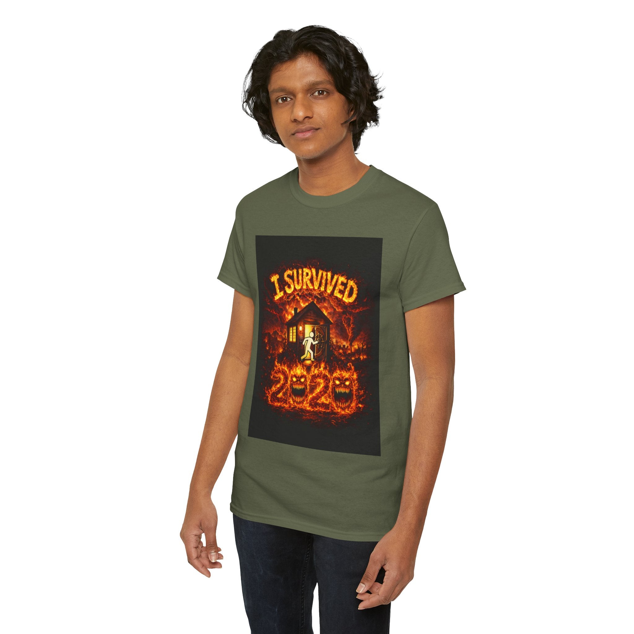 I Survived 2020 — WILDFIRES S2:E1: "Berry Creek" Memorial Unisex Heavy Cotton Tee