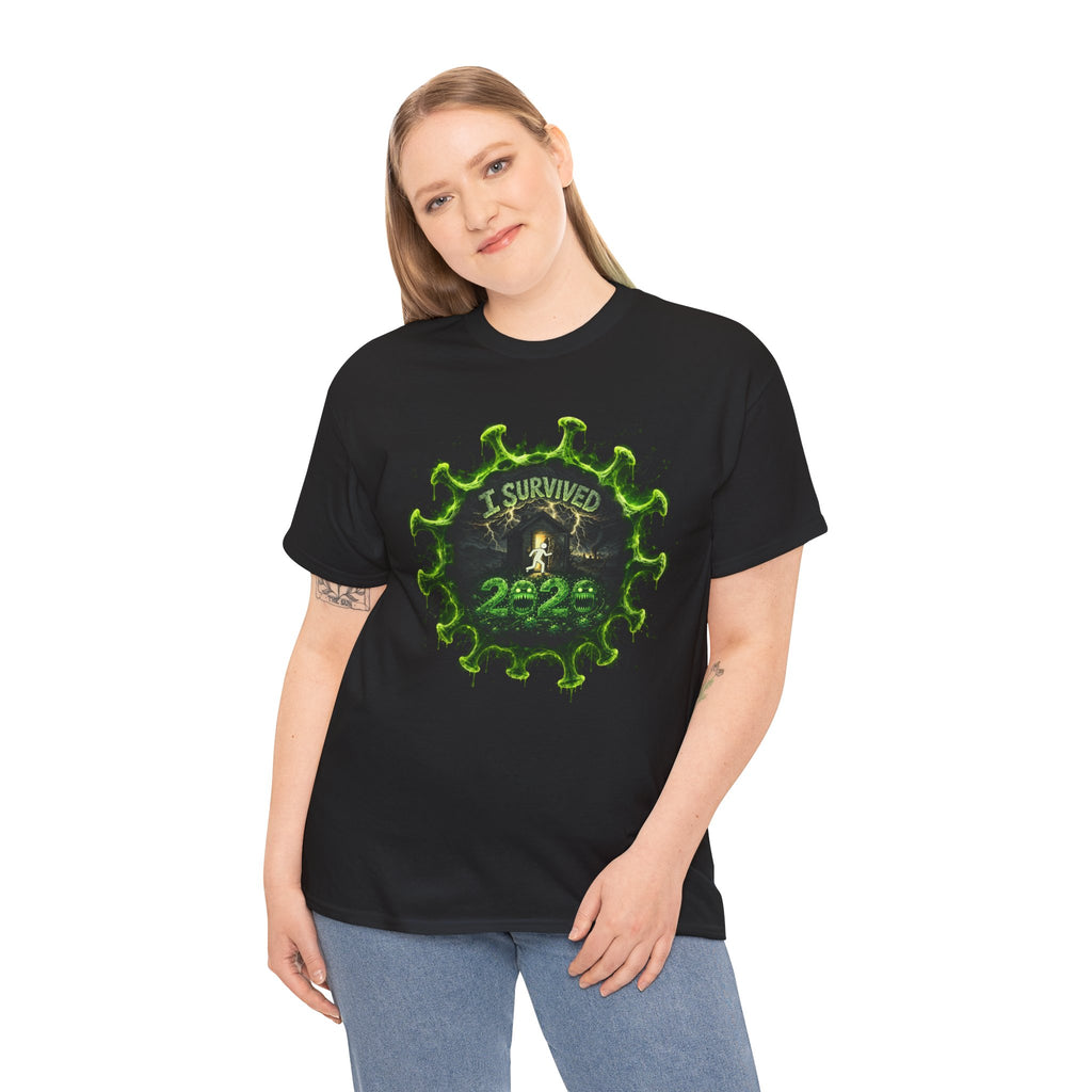 I Survived 2020 — Director's Cut S1:E3 "The Jab!" | Pandemic Edition Unisex Heavy Cotton Tee