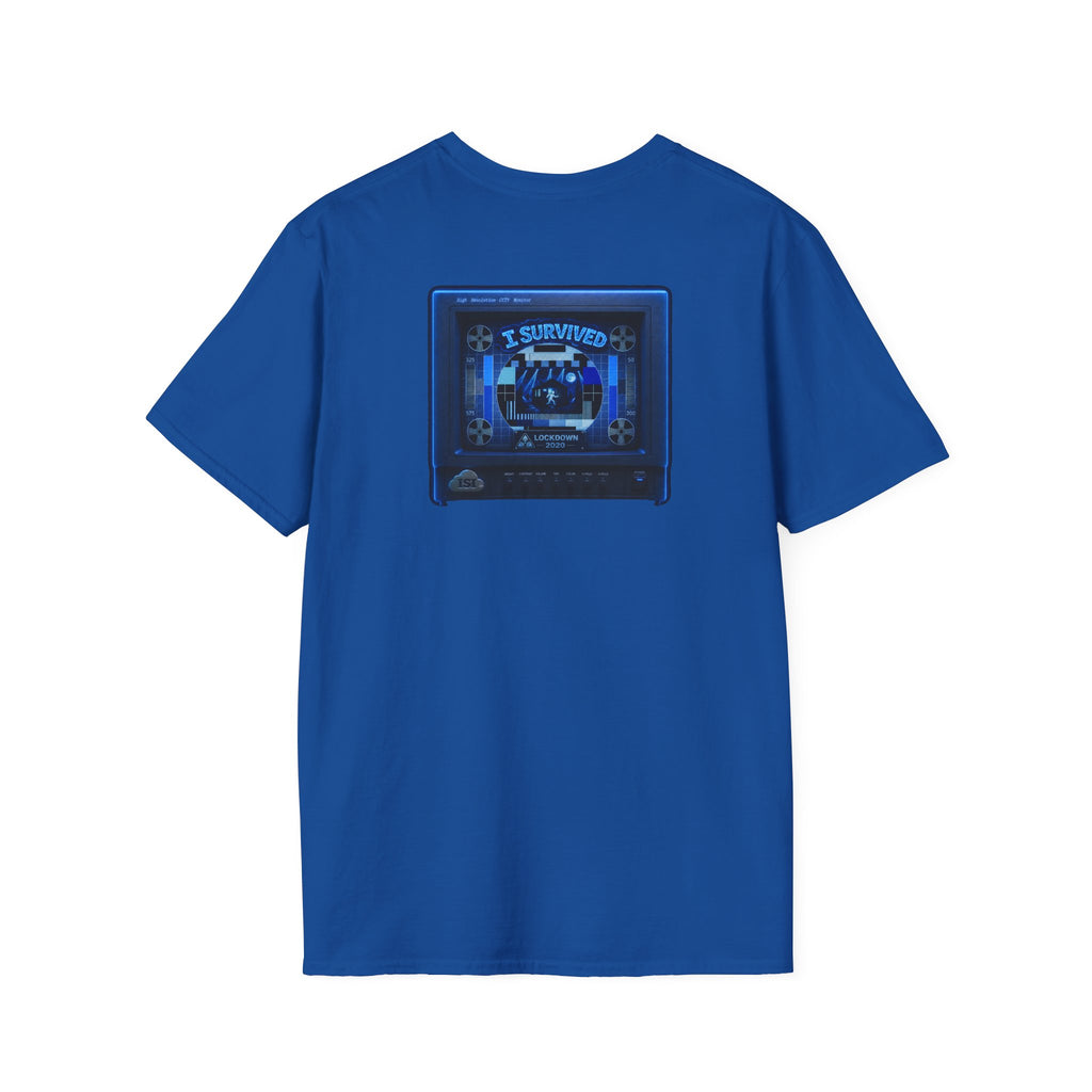 I Survived 2020 — "Please Stand By" Test Pattern Tee Lockdown Edition Summer Exclusive Unisex Softstyle T-Shirt