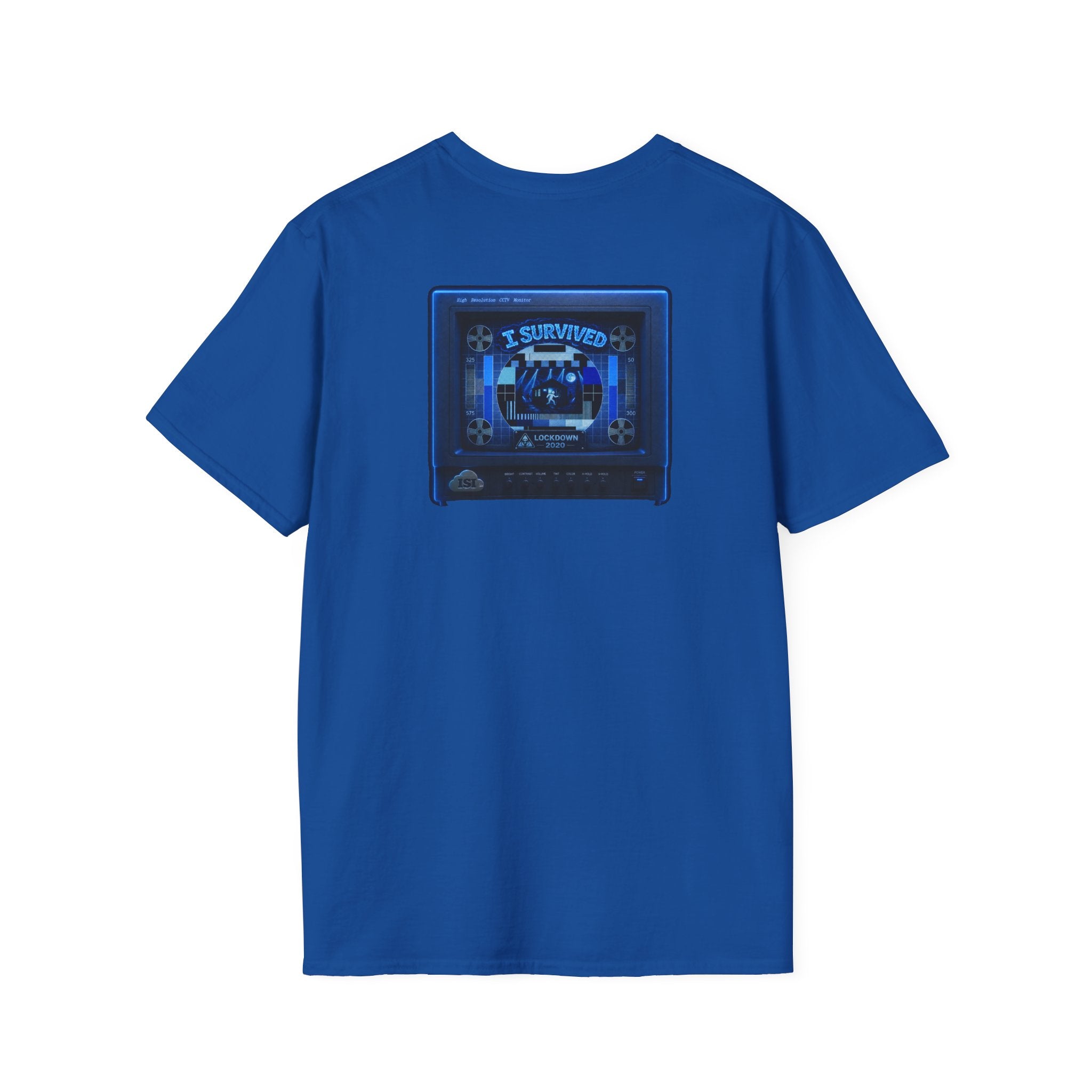 I Survived 2020 — "Please Stand By" Test Pattern Tee Lockdown Edition Summer Exclusive Unisex Softstyle T-Shirt