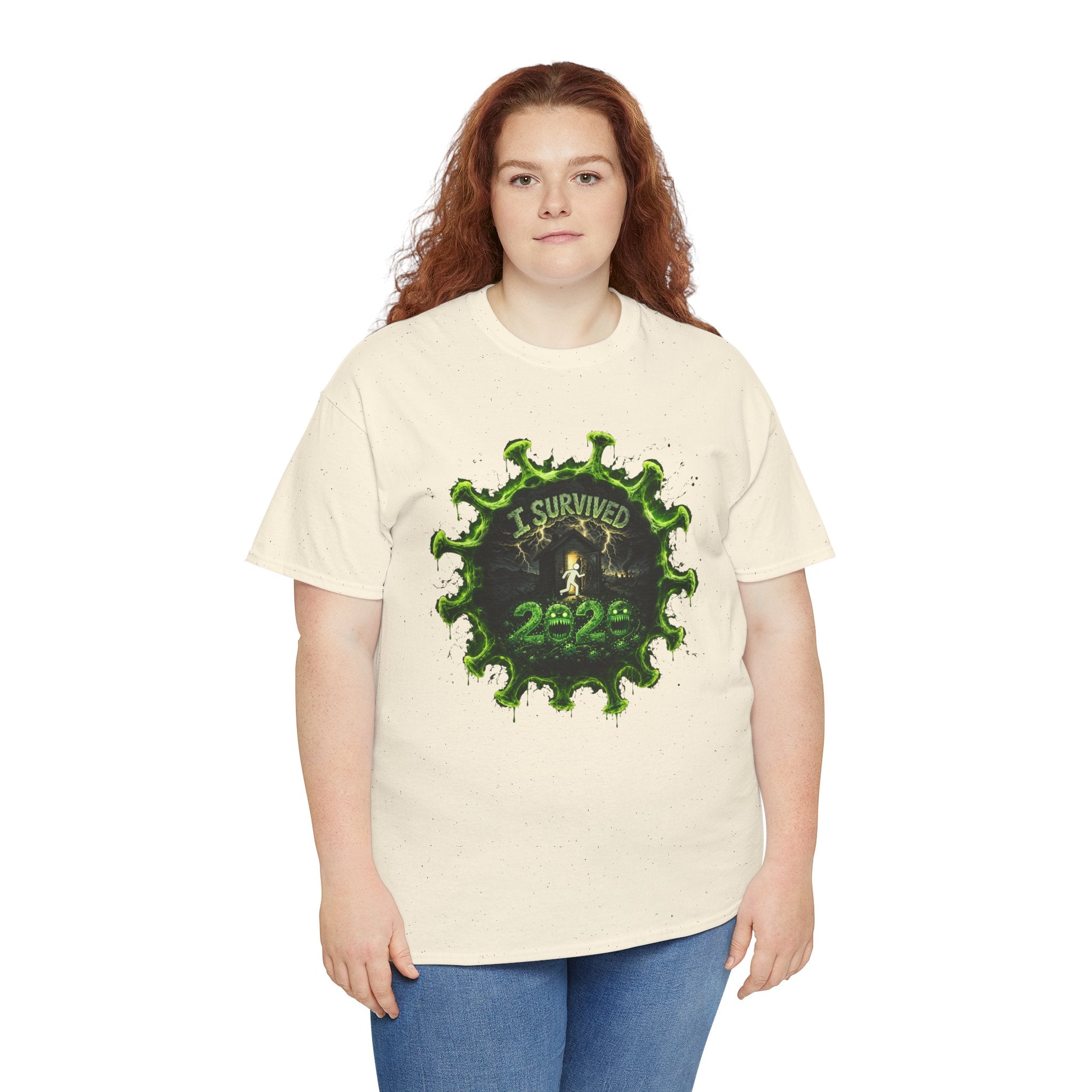 I Survived 2020 — Director's Cut S1:E3 "The Jab!" | Pandemic Edition Unisex Heavy Cotton Tee