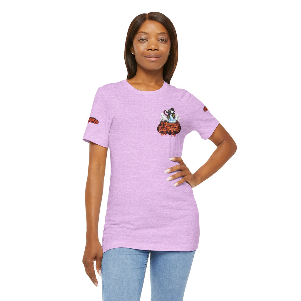 I Survived 2020 — "Please Stand By" Test Pattern Tee Wildfire Signal Special Edition Summer Premiere Unisex Jersey Short Sleeve Tee