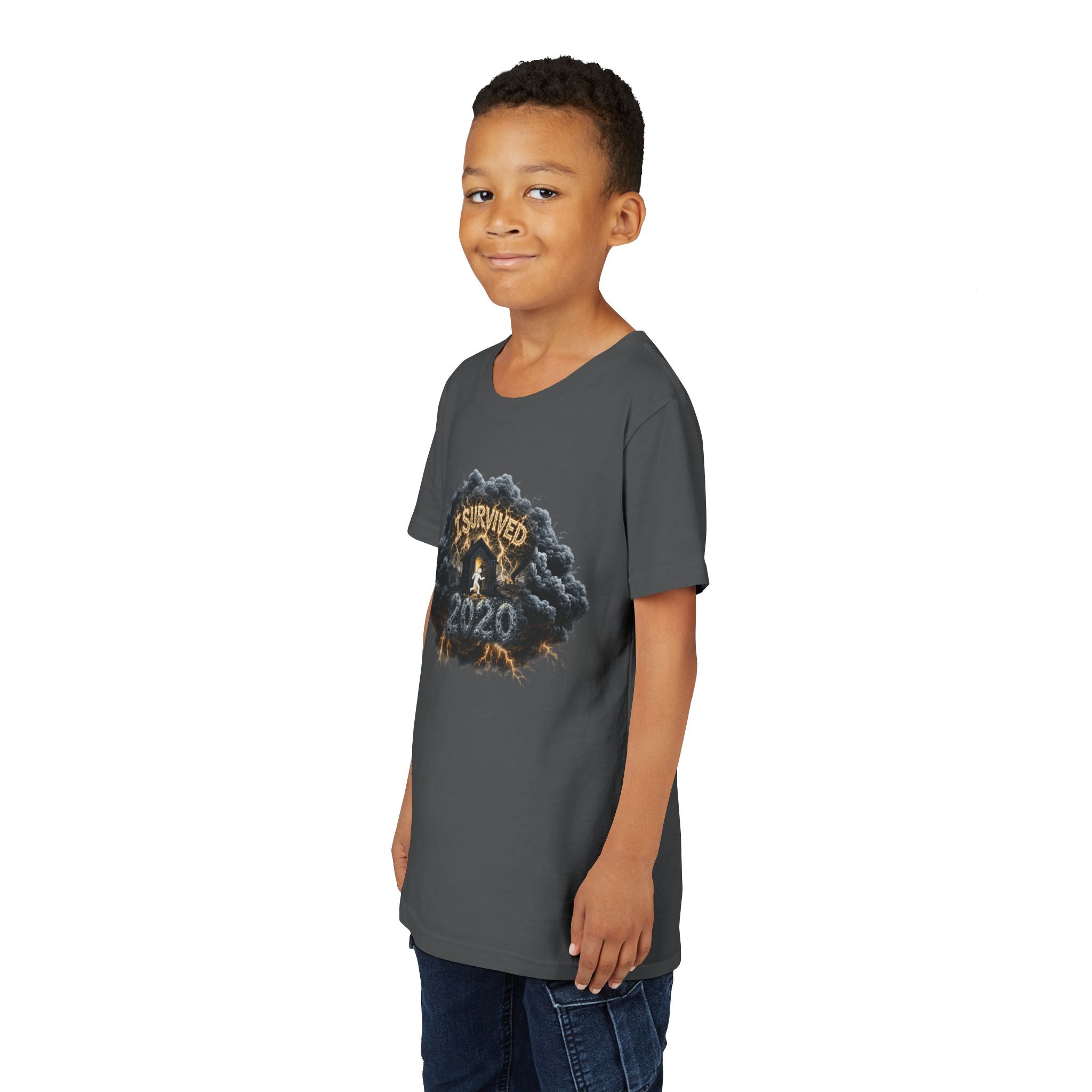 I Survived 2020 — Director's Cut Original Design Teaser Tee | Season 1 Premiere Drop Youth Short Sleeve Tee