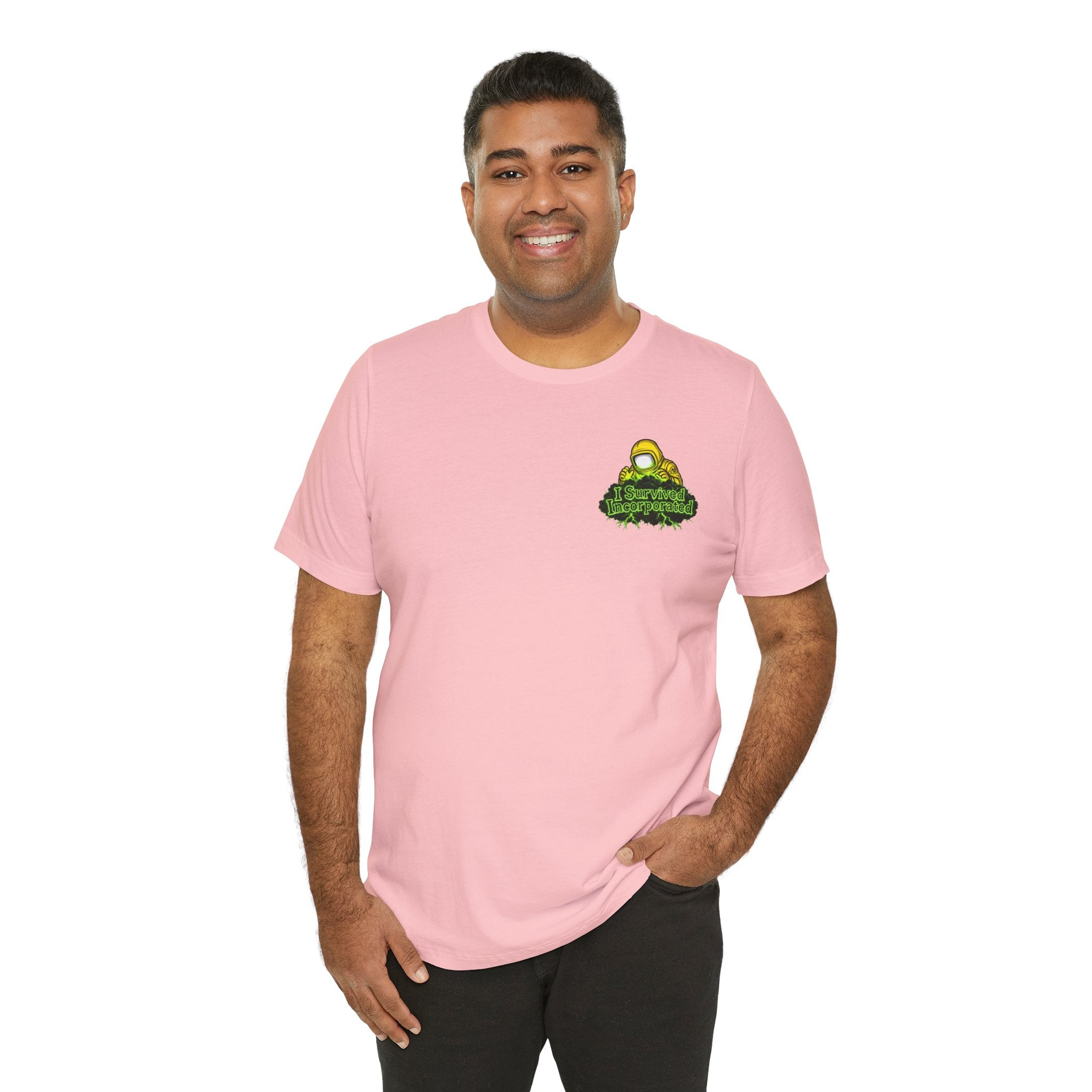 I Survived 2020 — "Please Stand By" Test Pattern Toxic Signal Tee Summer Premiere Unisex Jersey Short Sleeve Tee