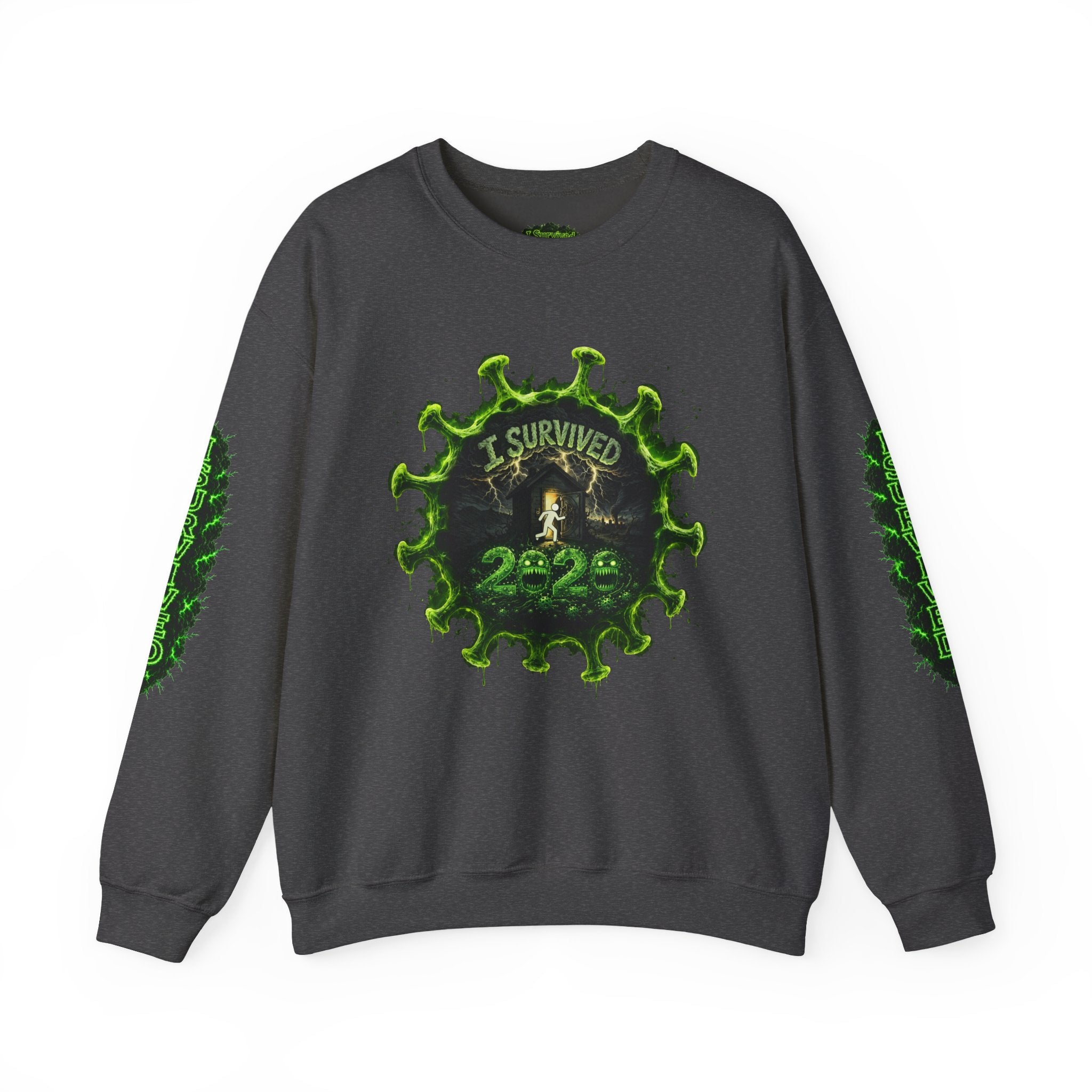 I Survived 2020 — Director's Cut S1:E2 "The Coming of COVID" | Pandemic Edition Unisex Heavy Blend™ Crewneck Sweatshirt