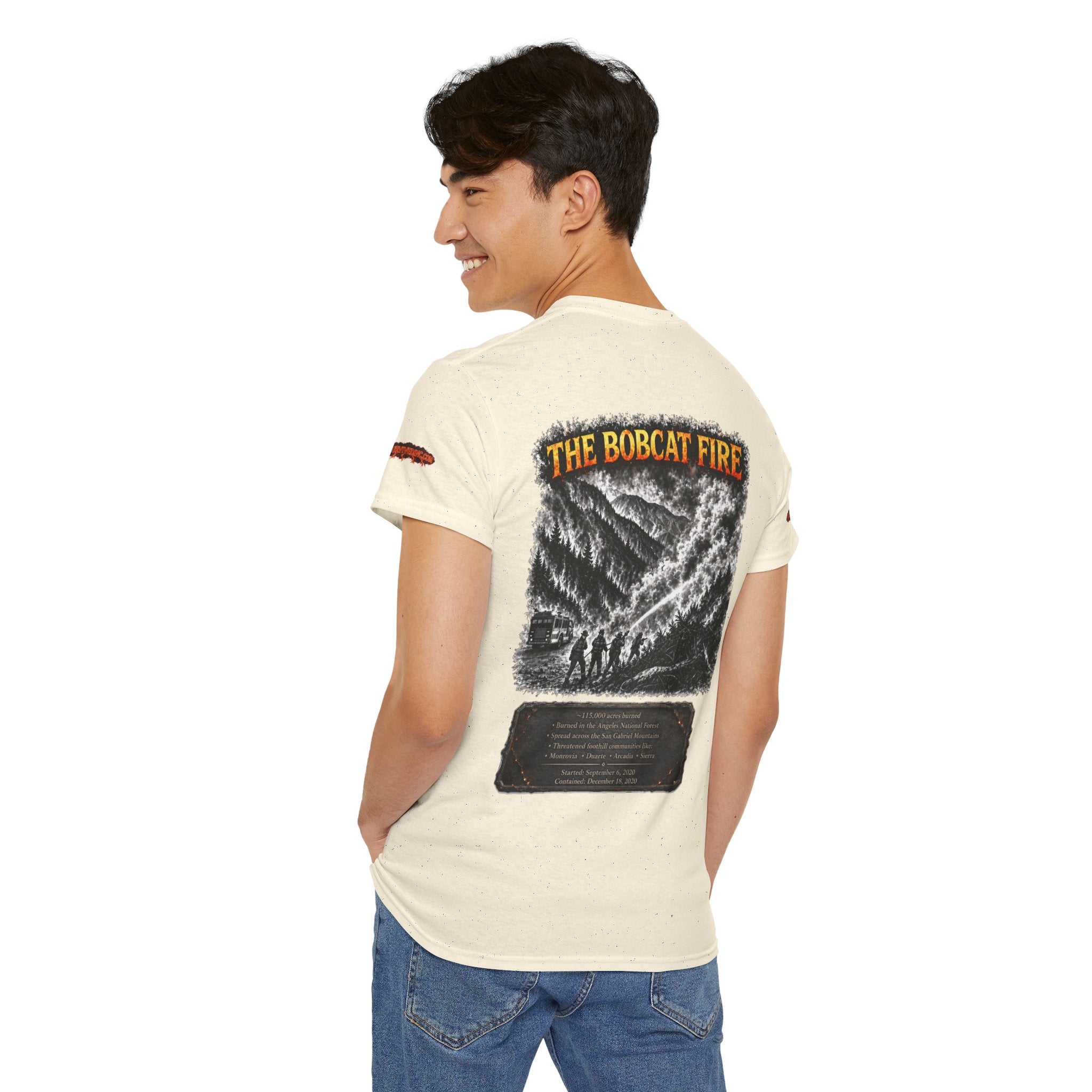 I Survived 2020 — Director's Cut S2:E2 "The Bobcat Fire" | Wildfire Edition Memorial Unisex Heavy Cotton Tee (SPECIAL EDITION)