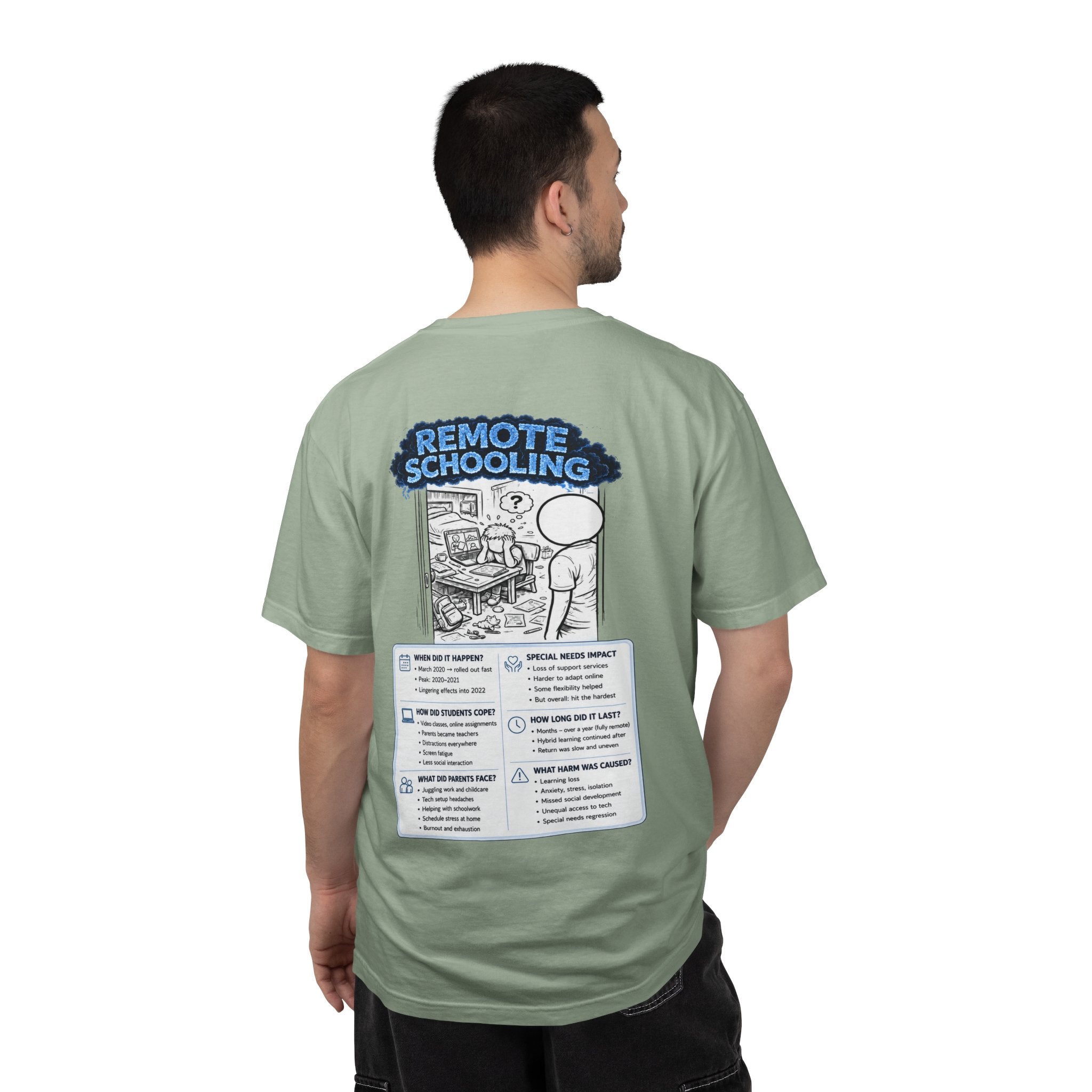 I Survived 2020 — Director's Cut S3:E3 "Remote Schooling" | Lockdown Edition Documentary Unisex Garment-Dyed T-shirt
