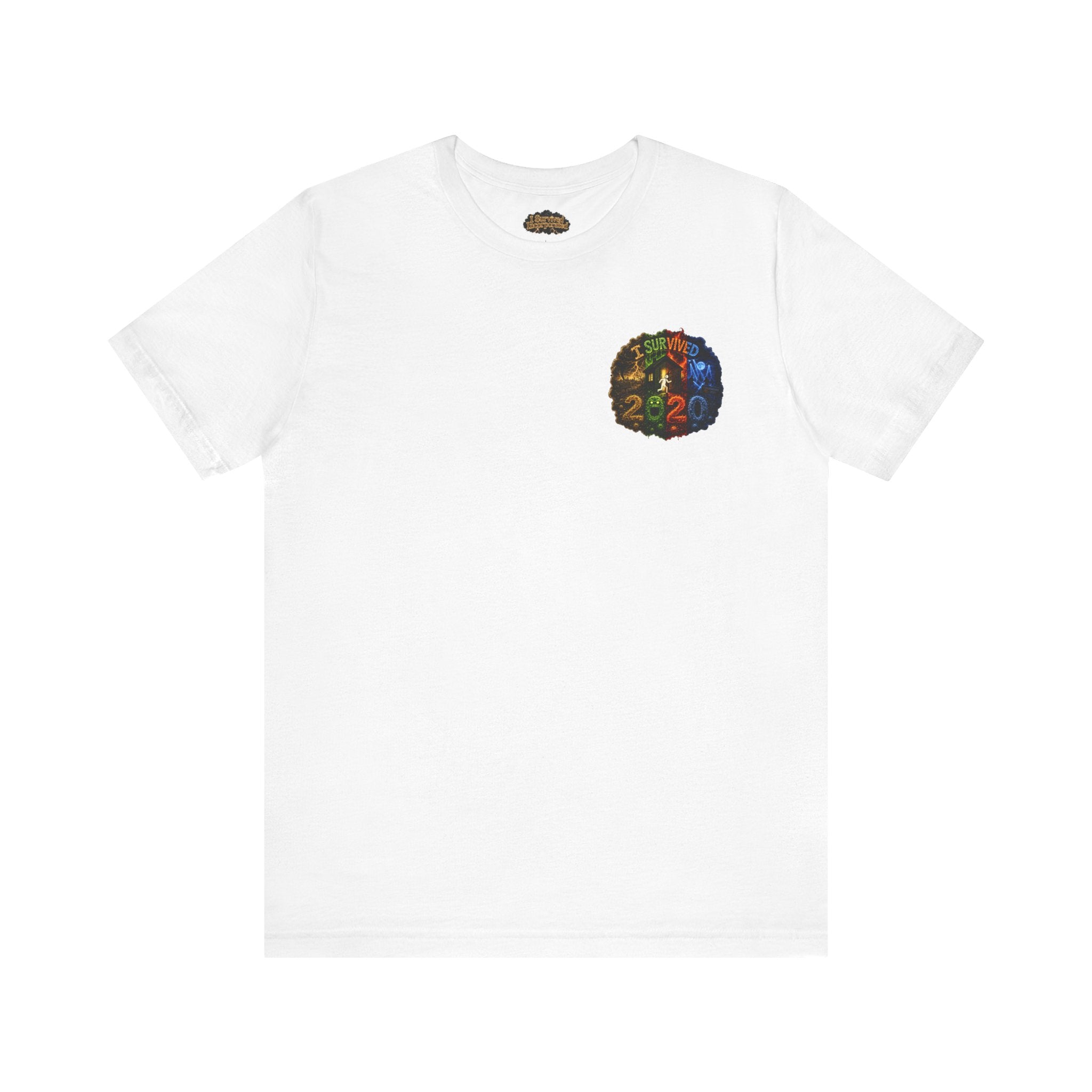 I Survived 2020 — "No Signal" Test Pattern Tee Alien Broadcast Finale Summer Premiere Unisex Jersey Short Sleeve Tee