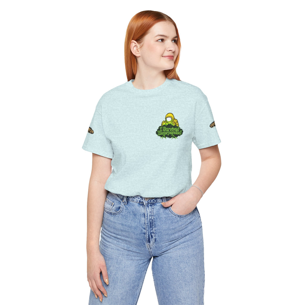 I Survived 2020 — "Please Stand By" Test Pattern Toxic Signal Tee Special Edition Summer Premiere Unisex Jersey Short Sleeve Tee