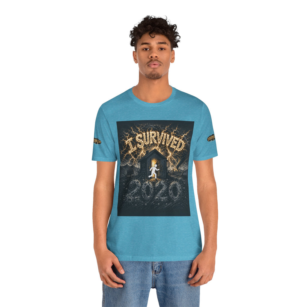I Survived 2020 — Original Design Teaser Tee | Season 1 Premiere Drop Unisex Jersey Short Sleeve Tee