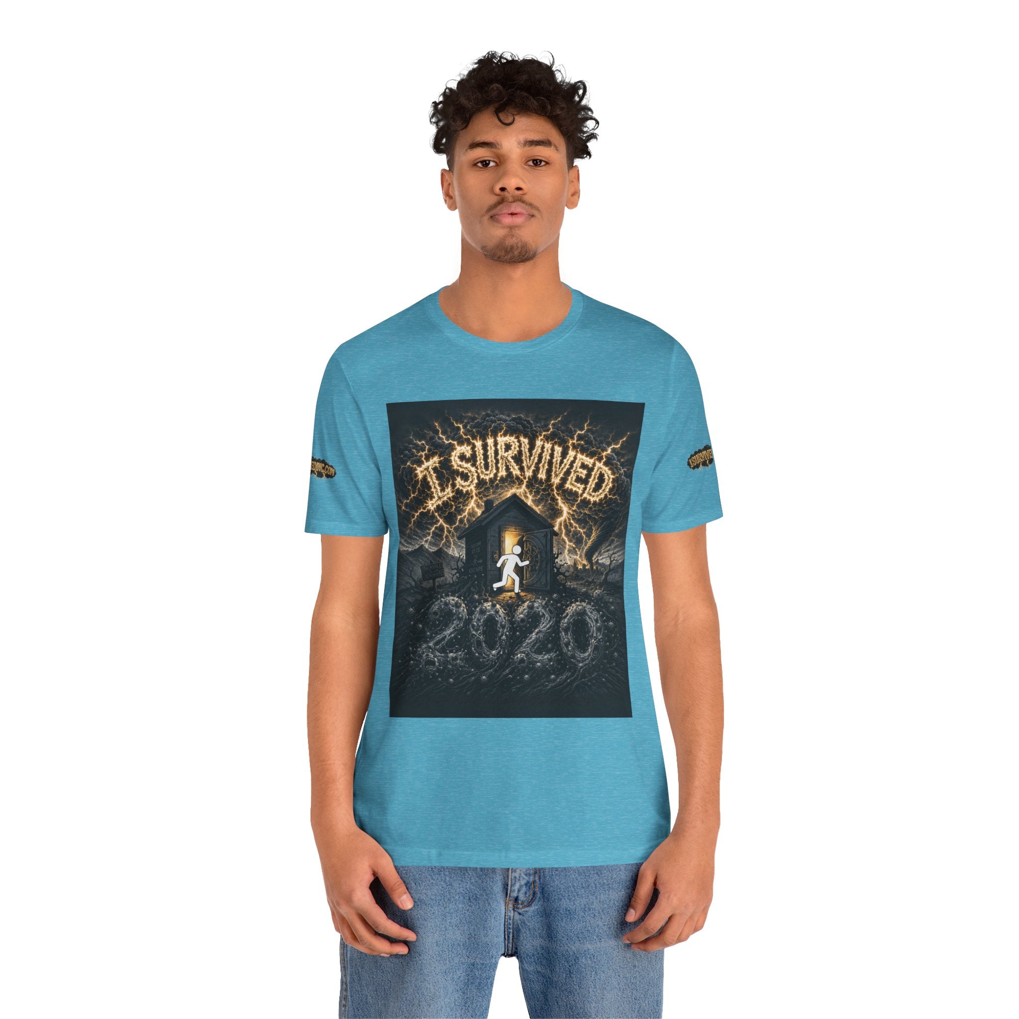 I Survived 2020 — Original Design Teaser Tee | Season 1 Premiere Drop Unisex Jersey Short Sleeve Tee