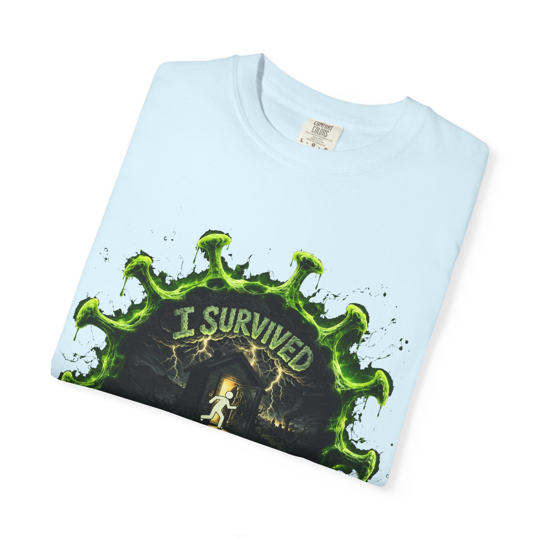 I Survived 2020 — Director's Cut S1:E5 "Delivery Doomsday" | Pandemic Edition Unisex Garment-Dyed T-shirt