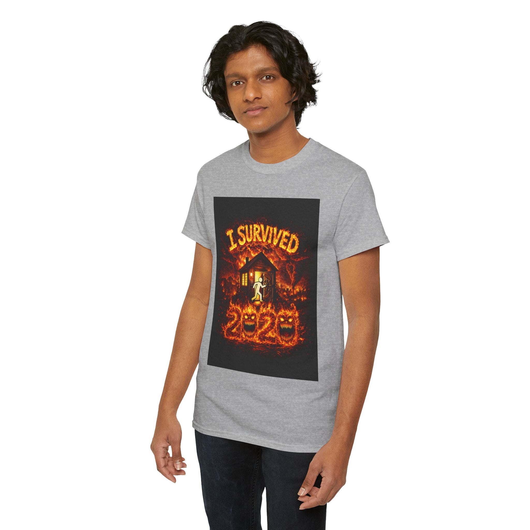 I Survived 2020 — WILDFIRES S2:E3: "The California Wildfires" Unisex Heavy Cotton Tee
