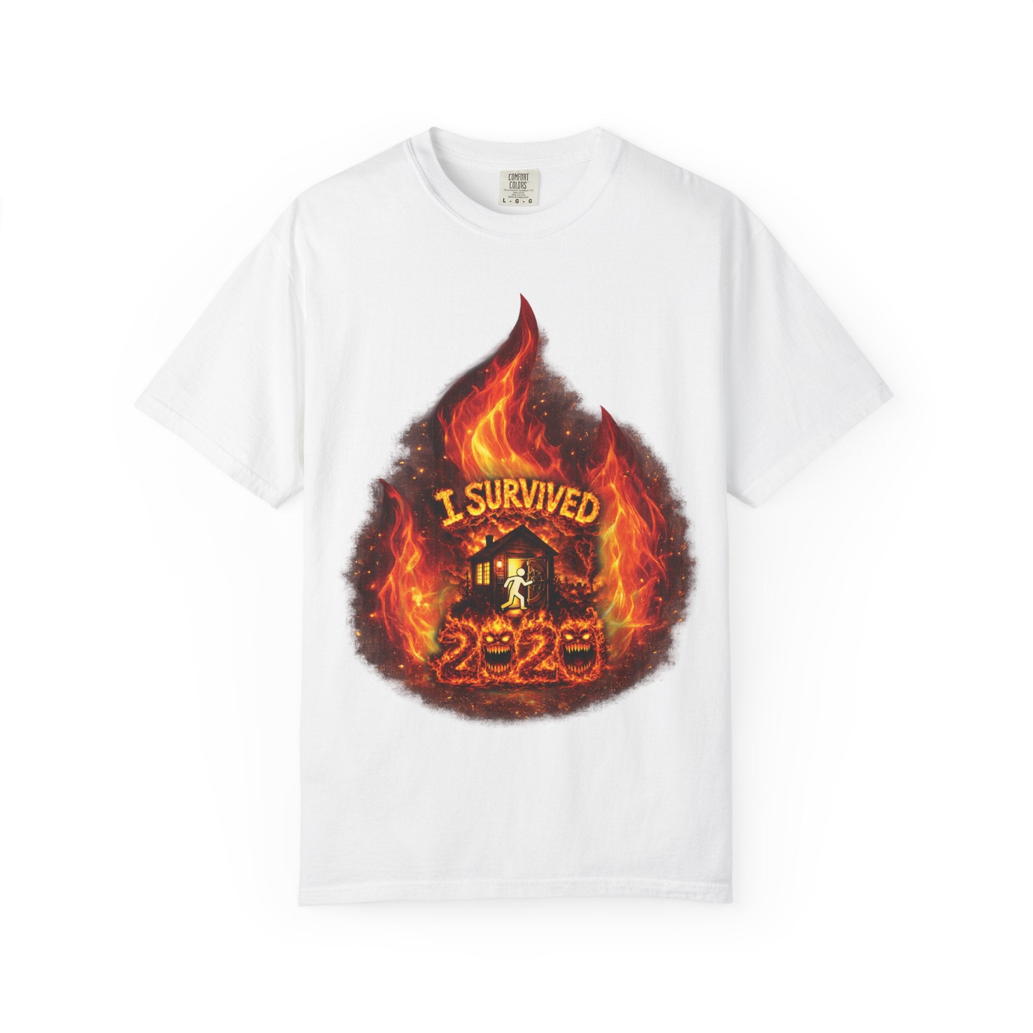 I Survived 2020 — Director's Cut S2:E4 "Western U.S. Wildfire Season" | Mid-Season Finale Pt. 1 | Wildfire Edition Memorial Unisex Garment-Dyed T-shirt