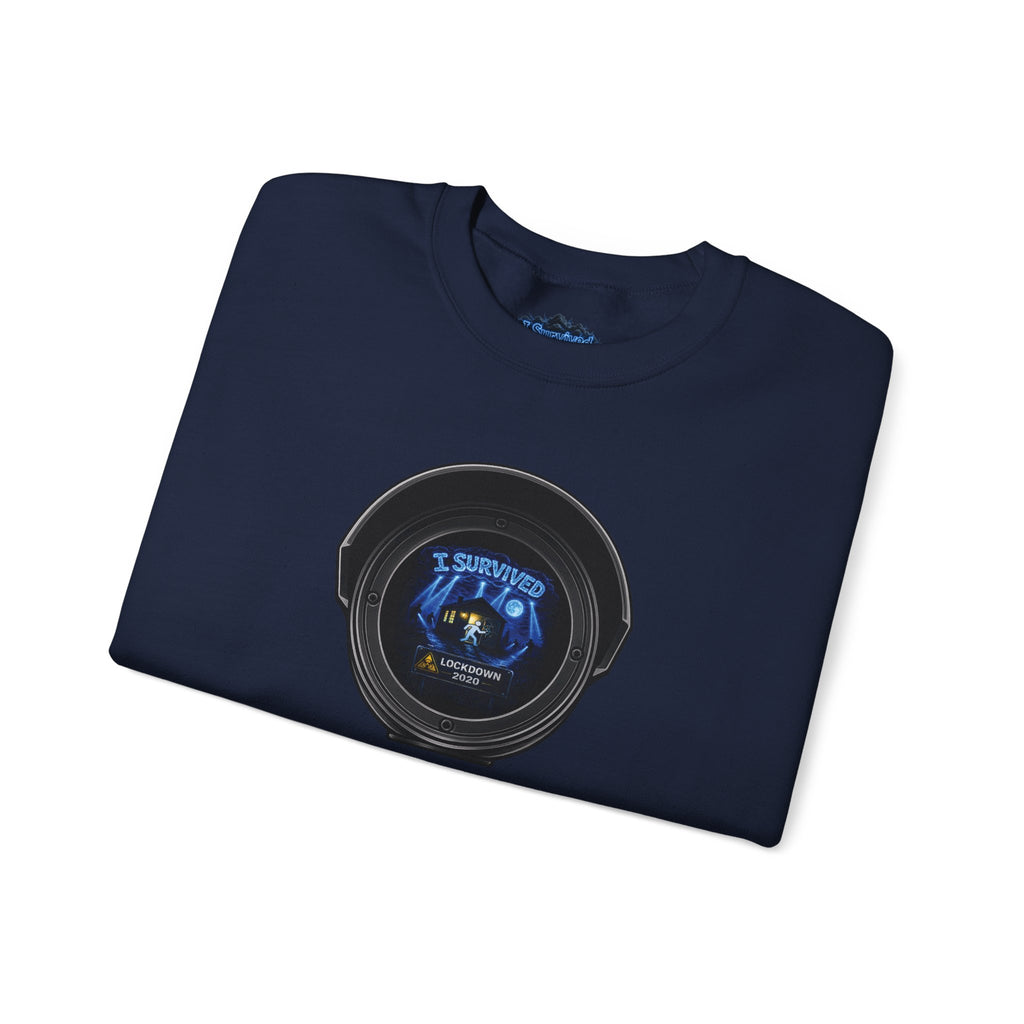 I Survived 2020 — LOCKDOWN S3:E4: Director's Cut "Working From Home" Unisex Heavy Blend™ Crewneck Sweatshirt