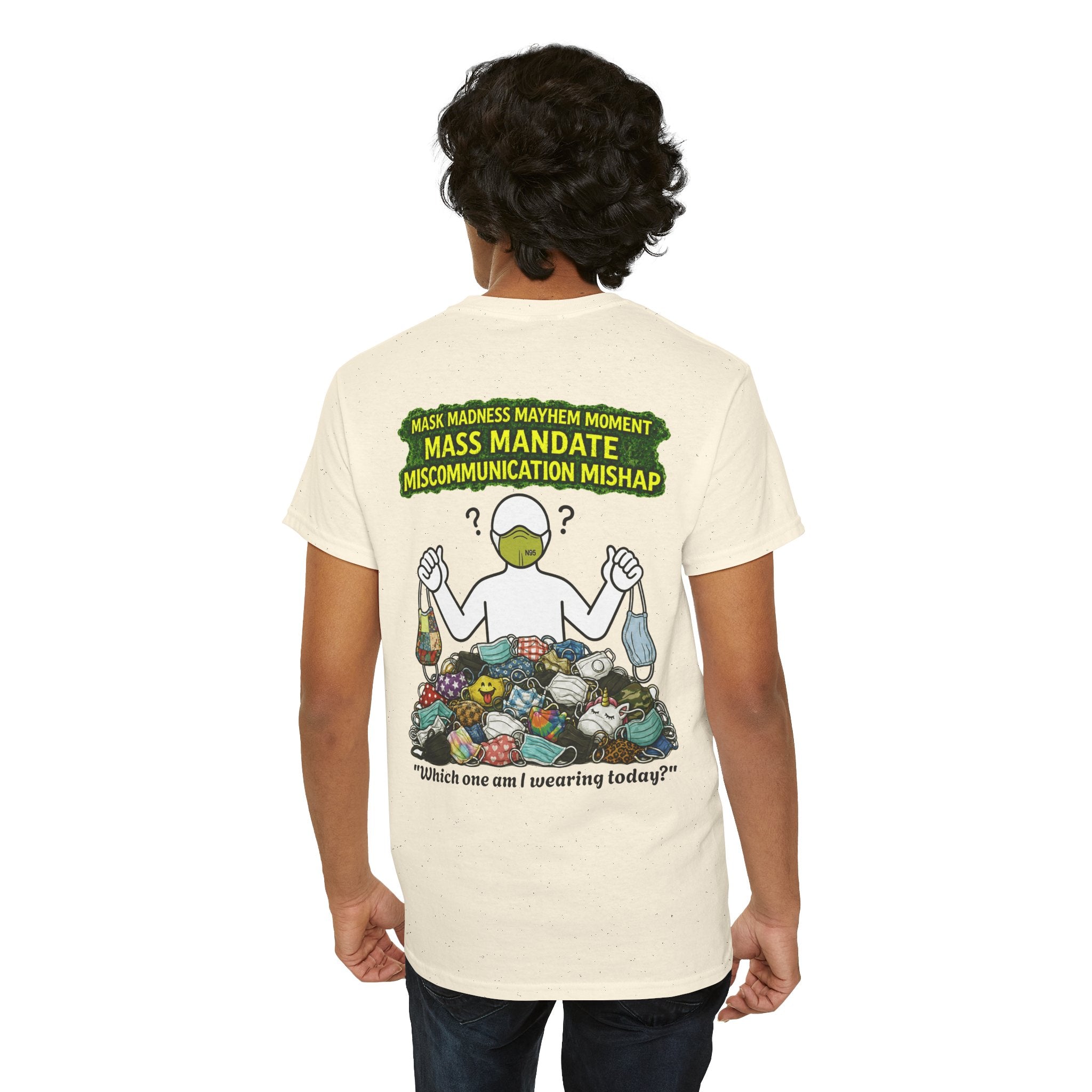 Sobreviví al 2020 — T1:E4 "Caos en Mascarillas: Un Momento de Locura" | Camiseta Unisex de Algodón Grueso Edición Pandemia (EDICIÓN ESPECIAL)