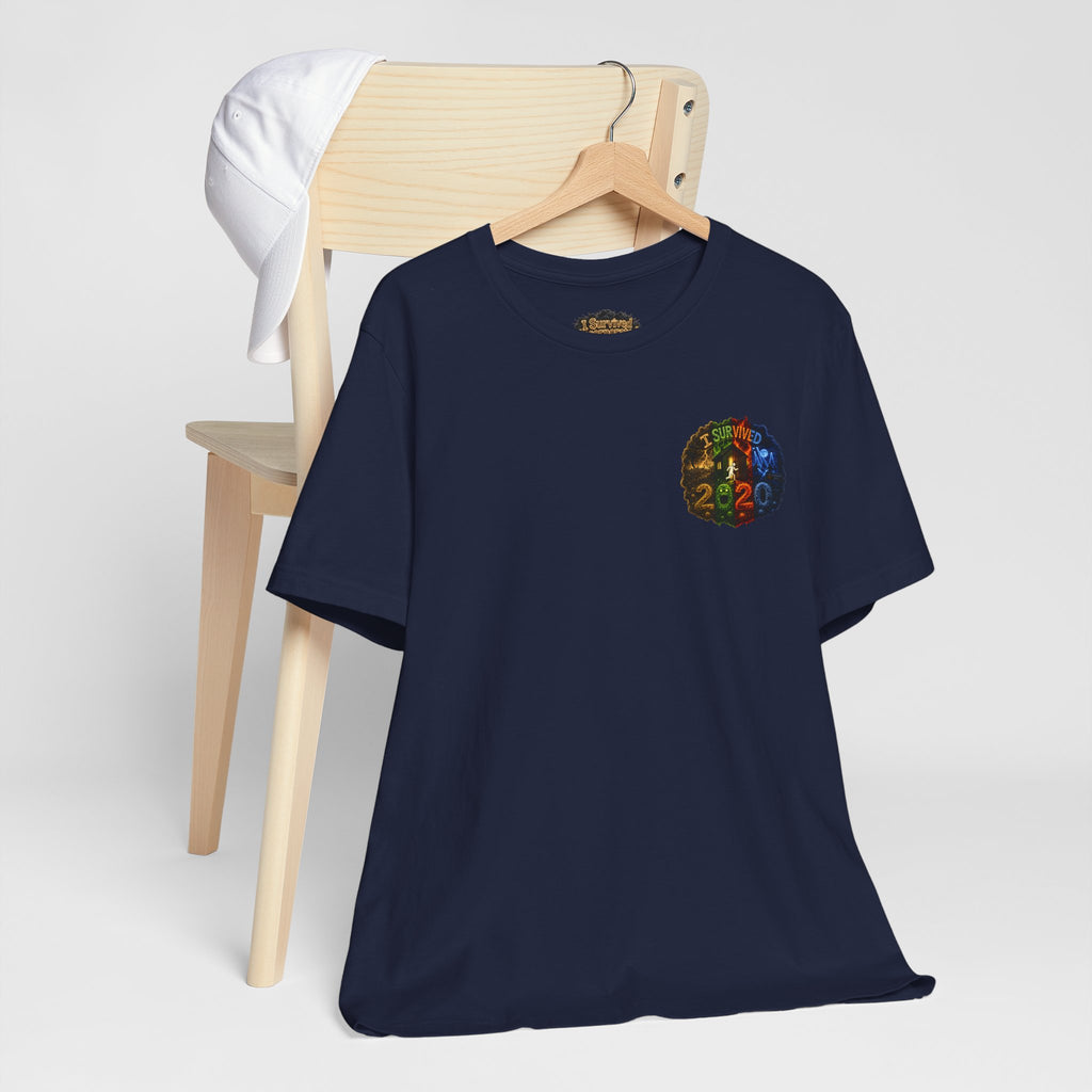 I Survived 2020 — "No Signal" Test Pattern Tee Alien Broadcast Finale Summer Premiere Unisex Jersey Short Sleeve Tee