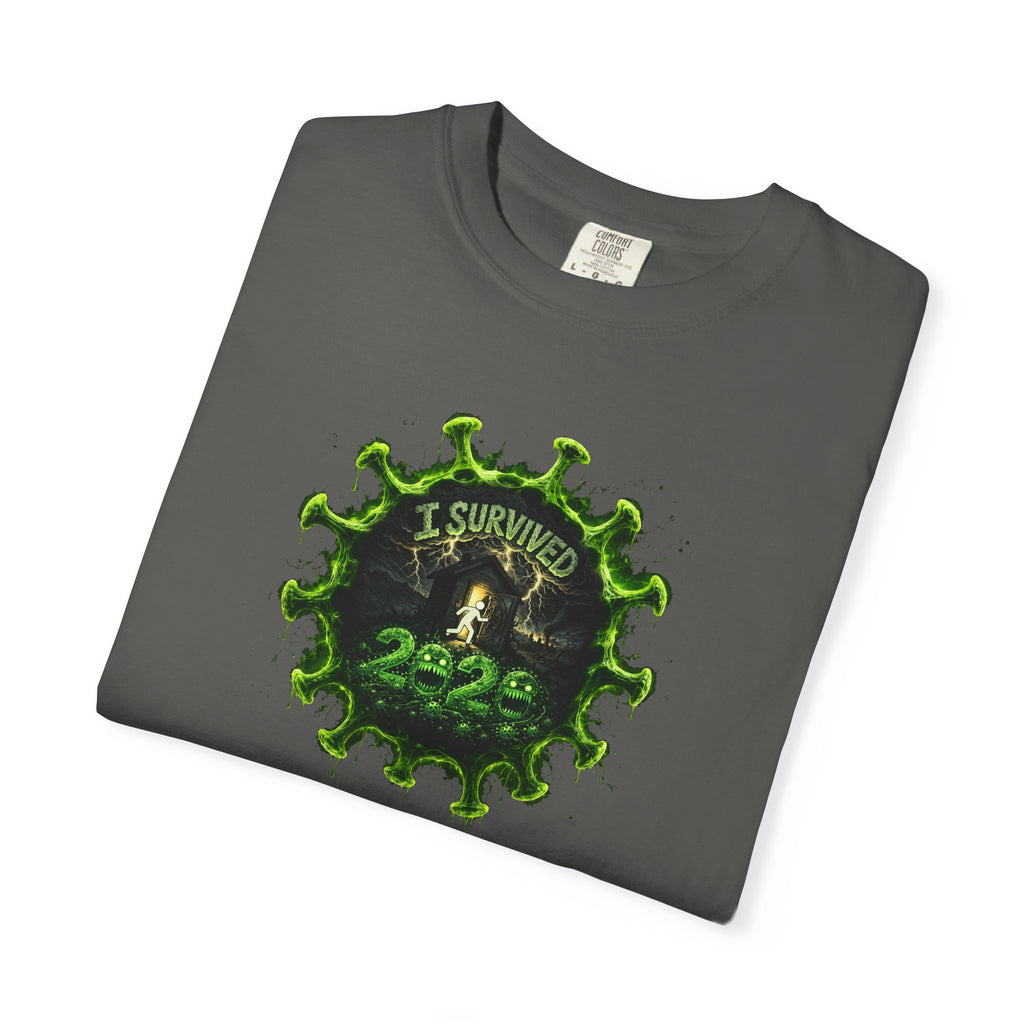 I Survived 2020 — PANDEMIC S1:E5: Director's Cut "Delivery Doomsday" Unisex Garment-Dyed T-shirt