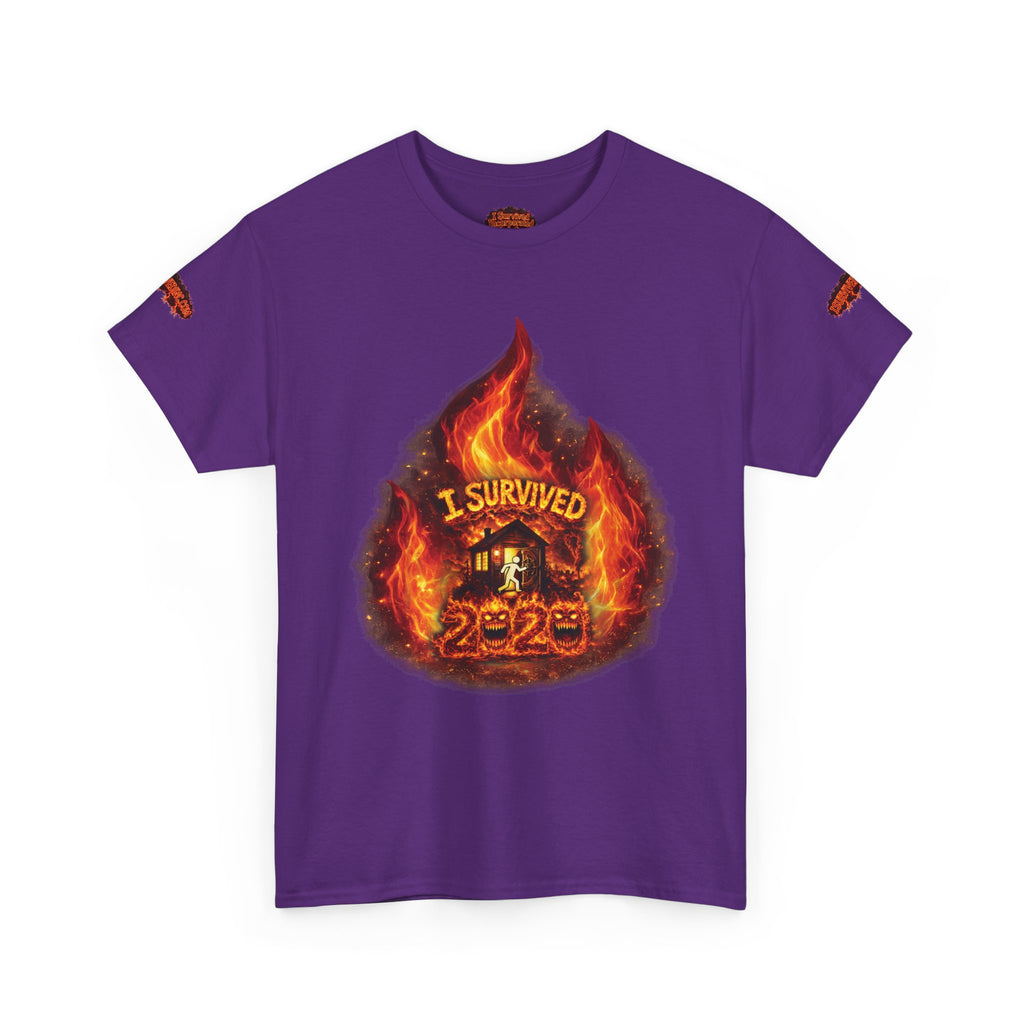 I Survived 2020 — Director's Cut S2:E3 "The California Wildfires" | Wildfire Edition Memorial Unisex Heavy Cotton Tee (SPECIAL EDITION)