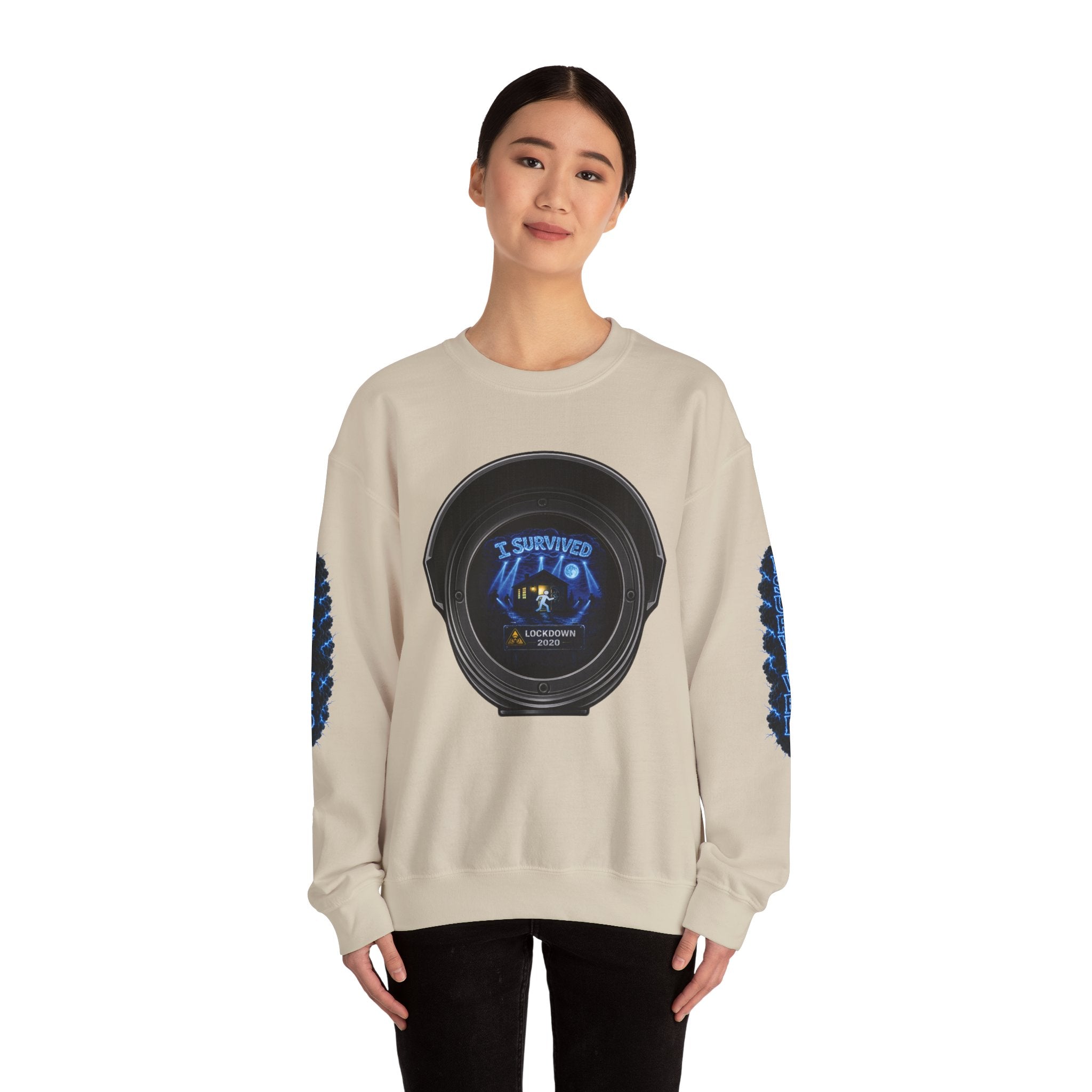 I Survived 2020 — Director's Cut S3:E1 "Quarantine" | Lockdown Edition Documentary Unisex Heavy Blend™ Crewneck Sweatshirt