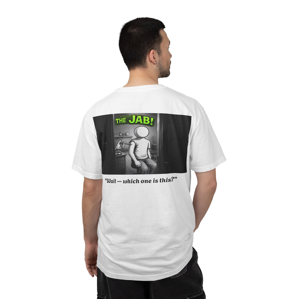 I Survived 2020 — Director's Cut S1:E3 "The Jab!" | Pandemic Edition Unisex Garment-Dyed T-shirt