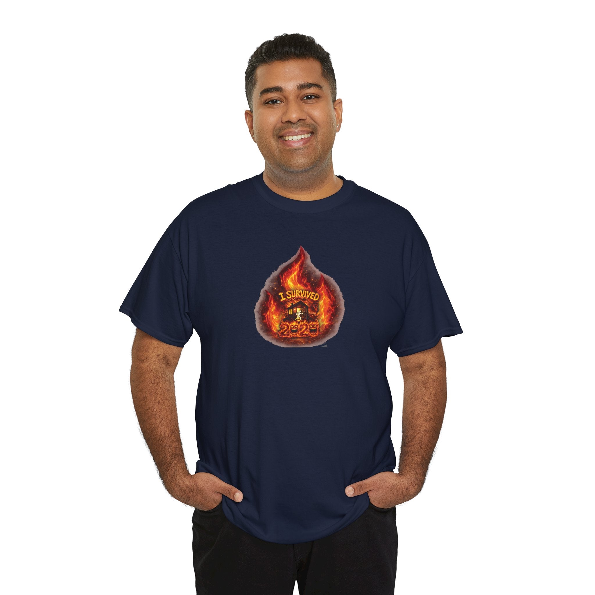 I Survived 2020 — WILDFIRES S2:E1: Director's Cut "Berry Creek" Memorial Unisex Heavy Cotton Tee