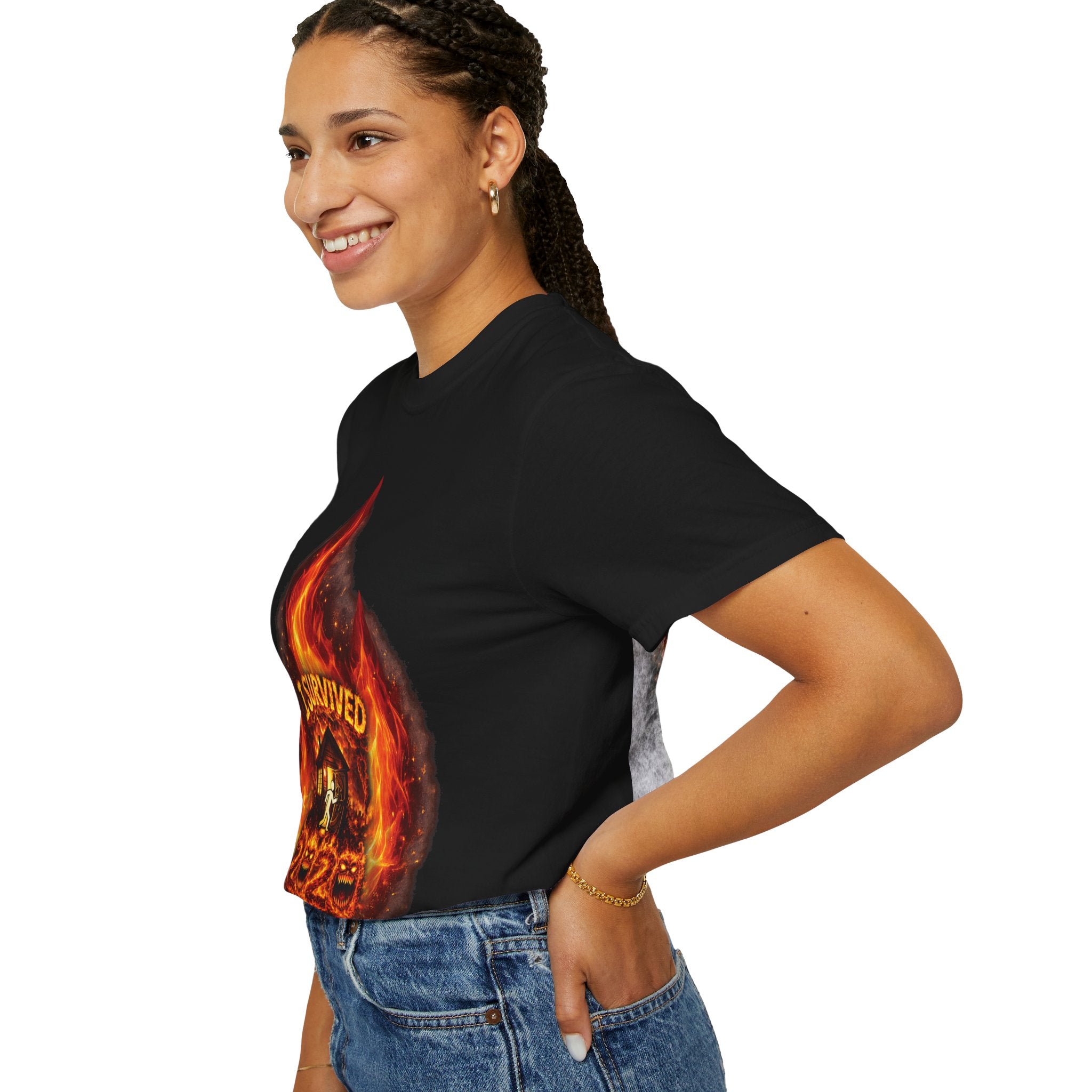 I Survived 2020 — Director's Cut S2:E4 "Western U.S. Wildfire Season" | Mid-Season Finale Pt. 1 | Wildfire Edition Memorial Unisex Garment-Dyed T-shirt