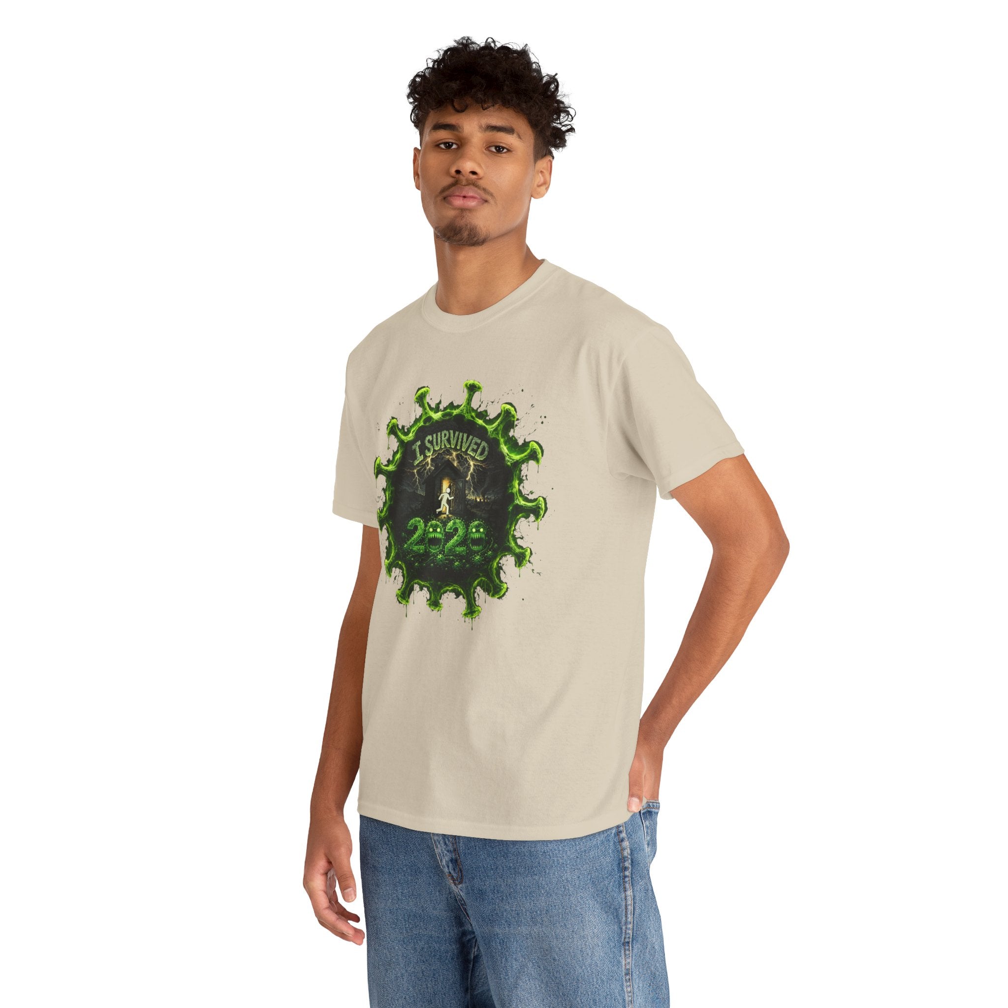 I Survived 2020 — Director's Cut S1:E3 "The Jab!" | Pandemic Edition Unisex Heavy Cotton Tee