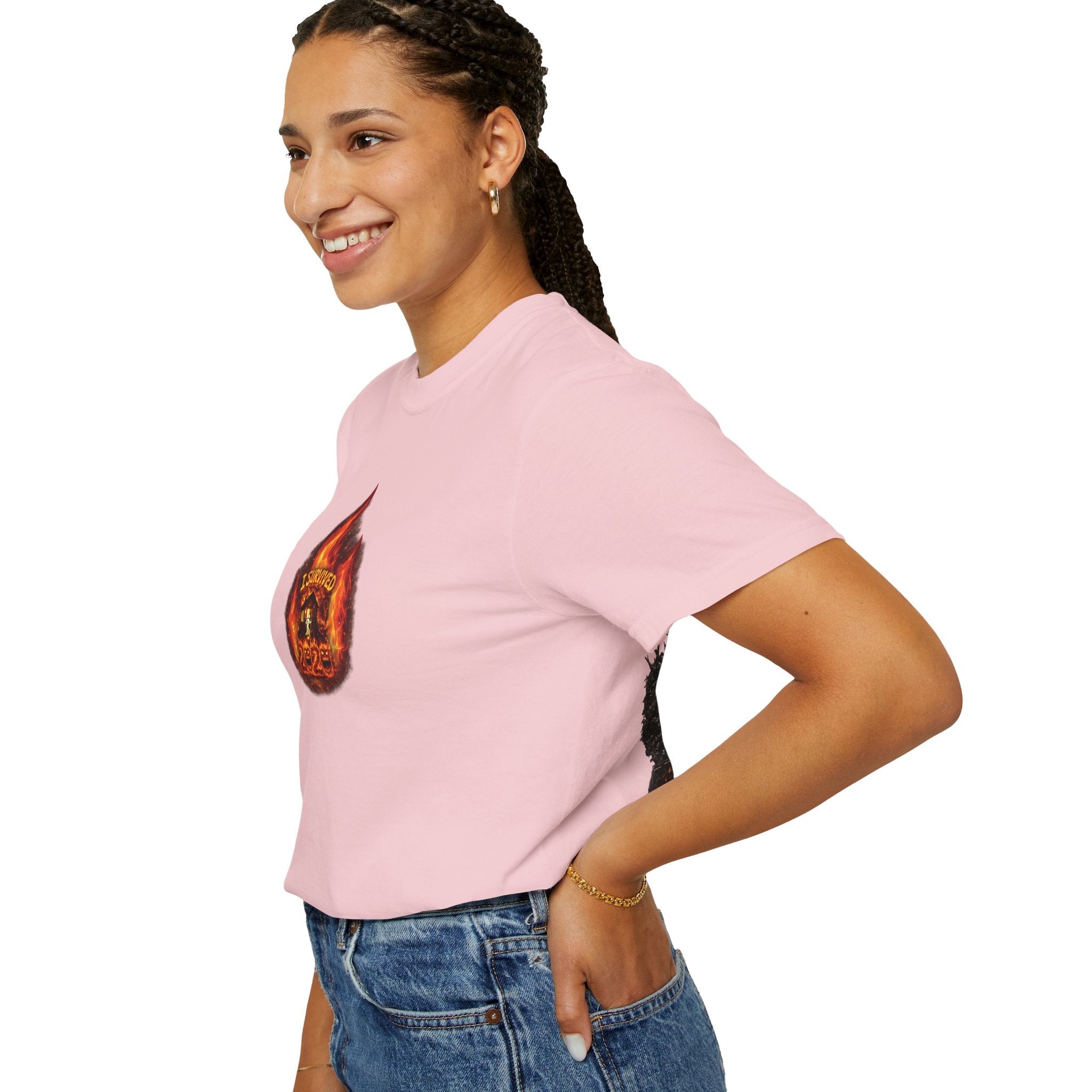 I Survived 2020 — WILDFIRES S2:E1: Director's Cut "Berry Creek" Memorial Unisex Garment-Dyed T-shirt