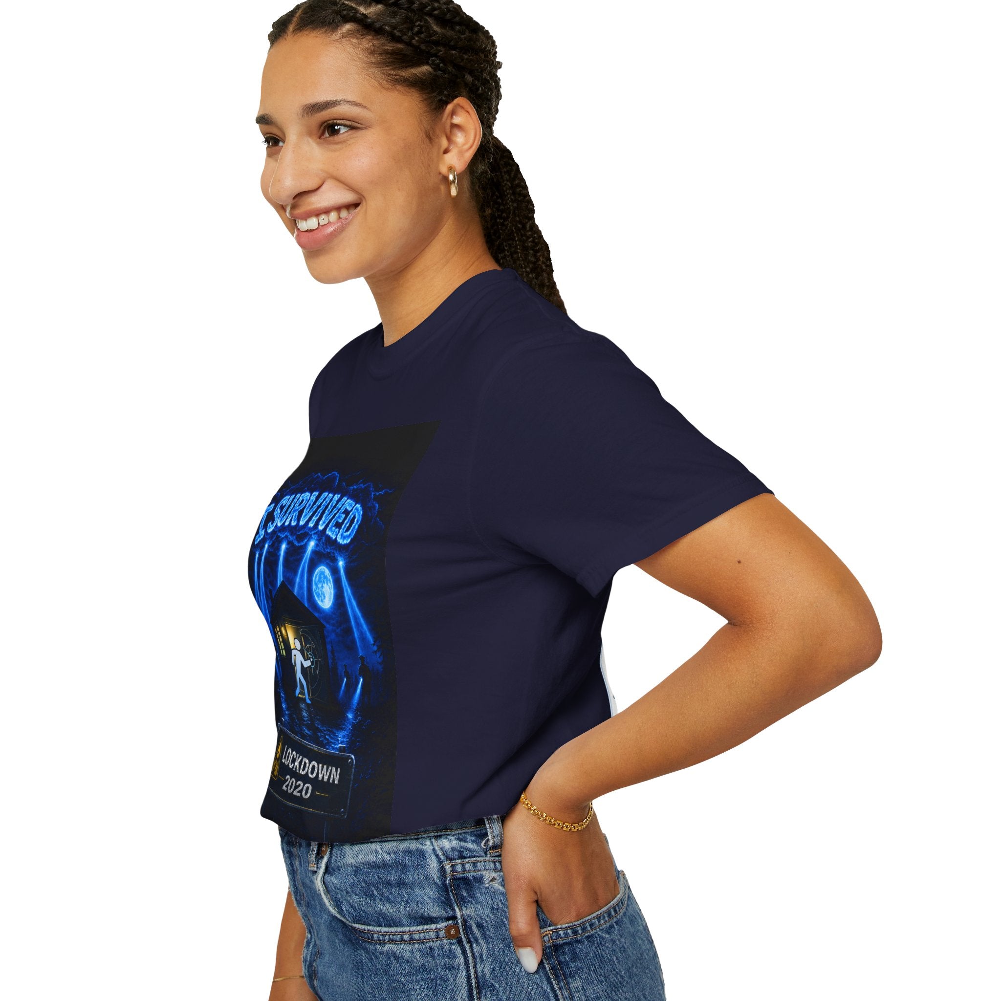 I Survived 2020 — LOCKDOWN S3:E3: "Remote Schooling" Unisex Garment-Dyed T-shirt
