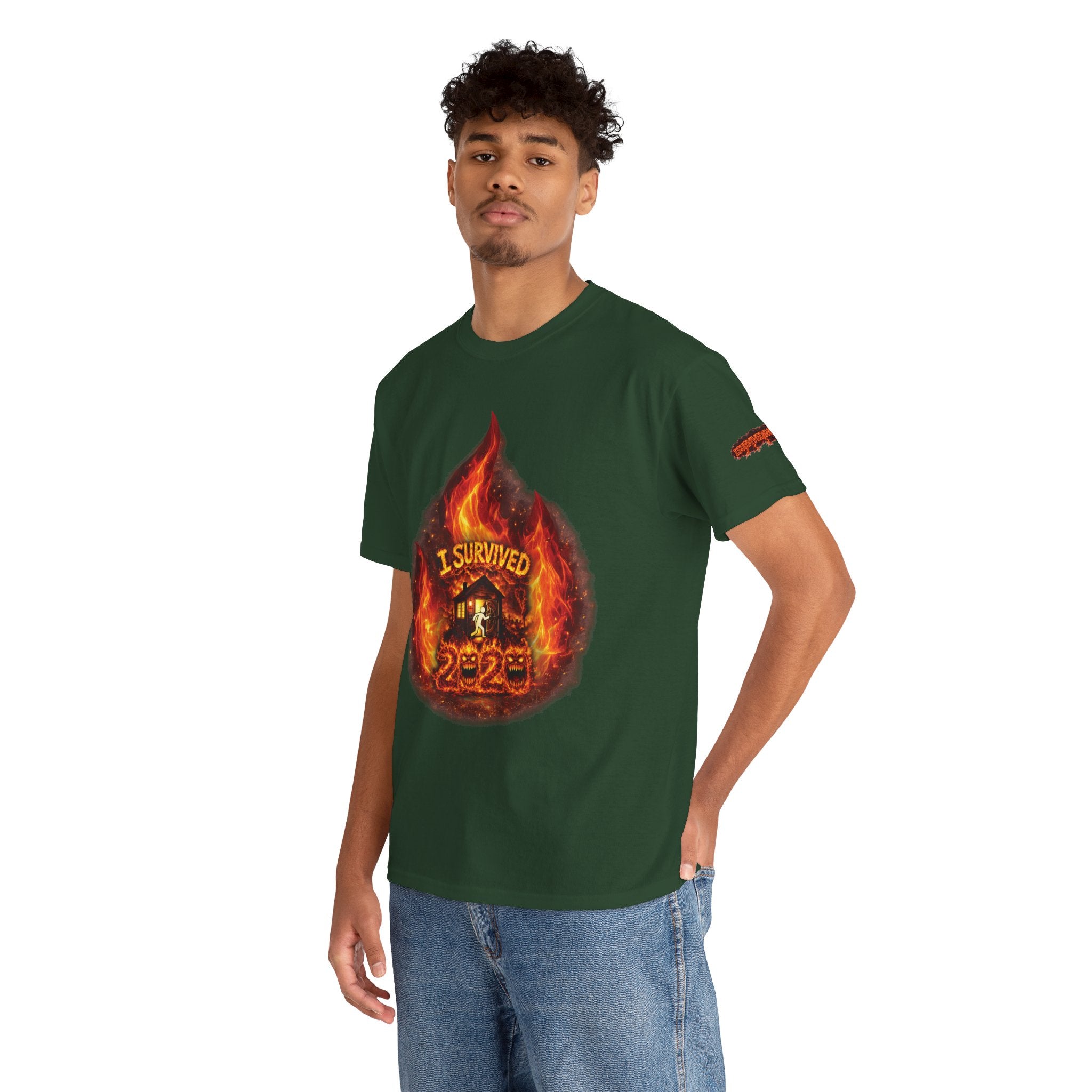 I Survived 2020 — Director's Cut S2:E1 "Berry Creek" | Wildfire Edition Memorial Unisex Heavy Cotton Tee (SPECIAL EDITION)