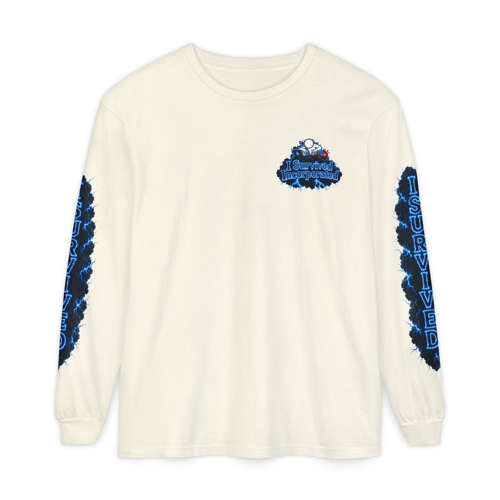 I Survived 2020 — "Please Stand By" Test Pattern Tee Lockdown Special Edition Summer Exclusive Unisex Garment-Dyed Long Sleeve T-Shirt