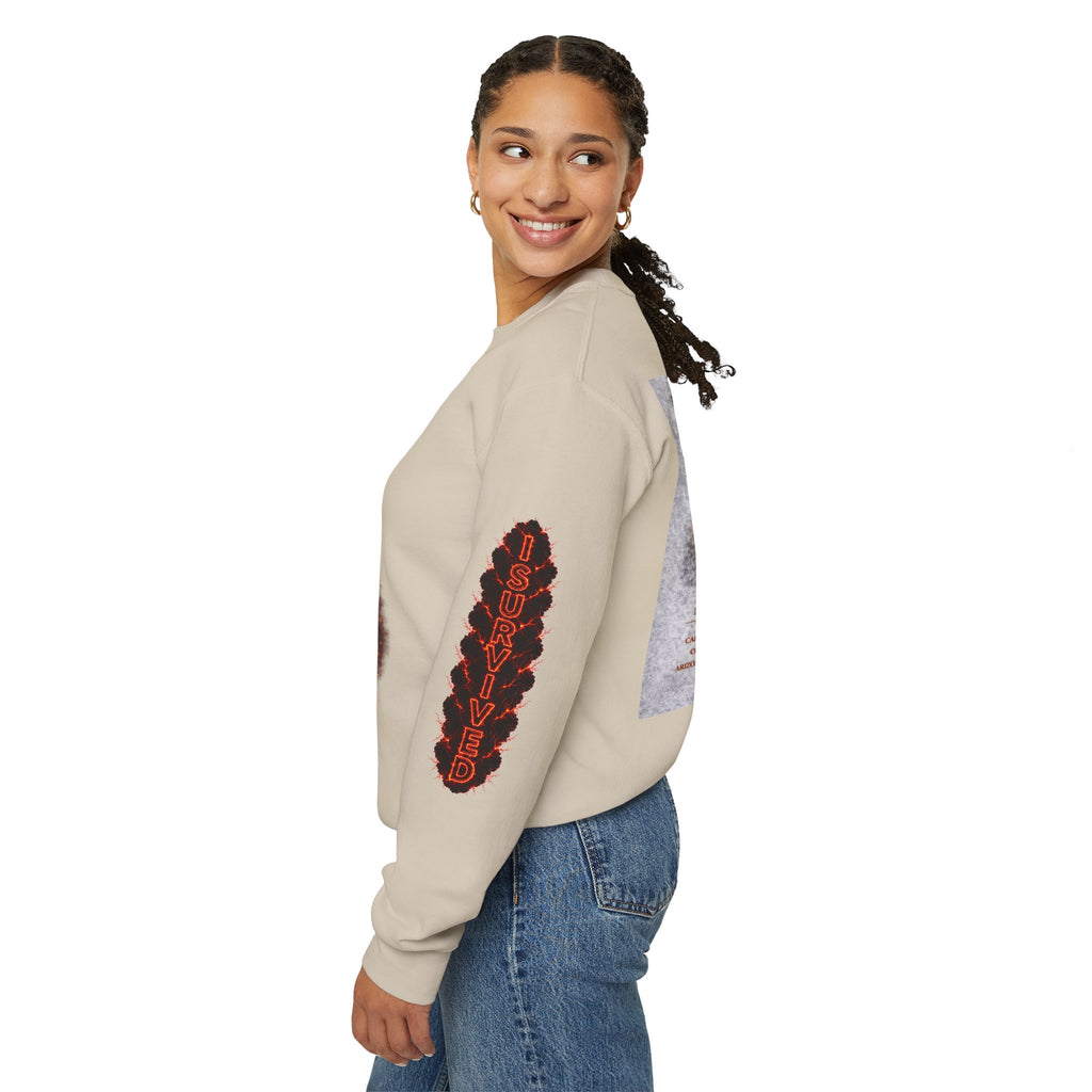 I Survived 2020 — Director's Cut S2:E4 "Western U.S. Wildfire Season" | Mid-Season Finale Pt. 1 | Wildfire Edition Memorial Unisex Heavy Blend™ Crewneck Sweatshirt