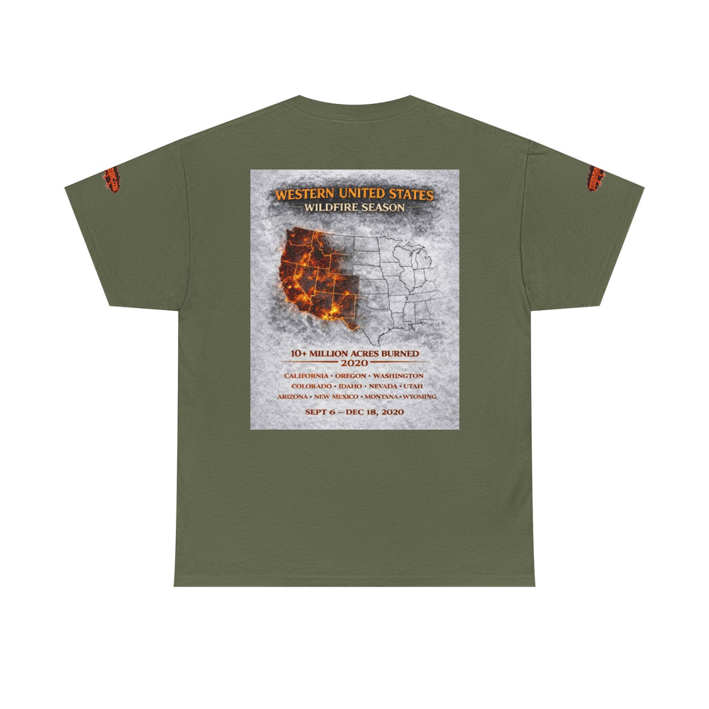 I Survived 2020 — S2:E4 "Western U.S. Wildfire Season" | Mid-Season Finale Pt. 1 | Wildfire Edition Memorial Unisex Heavy Cotton Tee (SPECIAL EDITION)