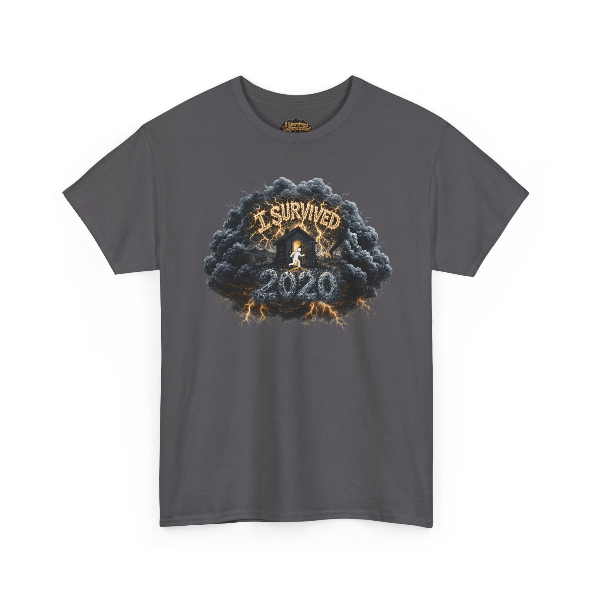 I Survived 2020 — Director's Cut Original Design Teaser Tee | Season 1 Premiere Drop Unisex Heavy Cotton Tee