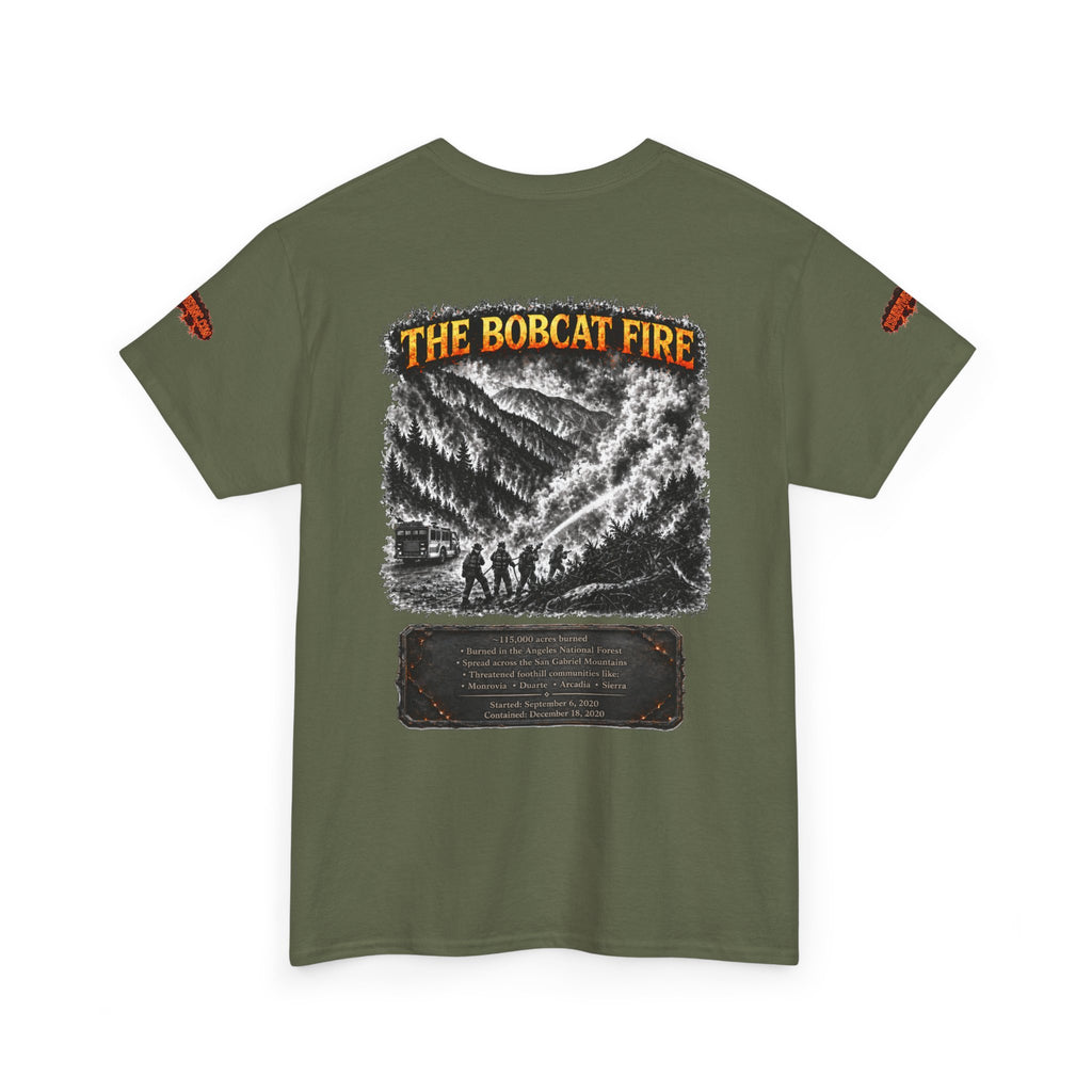 I Survived 2020 — Director's Cut S2:E2 "The Bobcat Fire" | Wildfire Edition Memorial Unisex Heavy Cotton Tee (SPECIAL EDITION)
