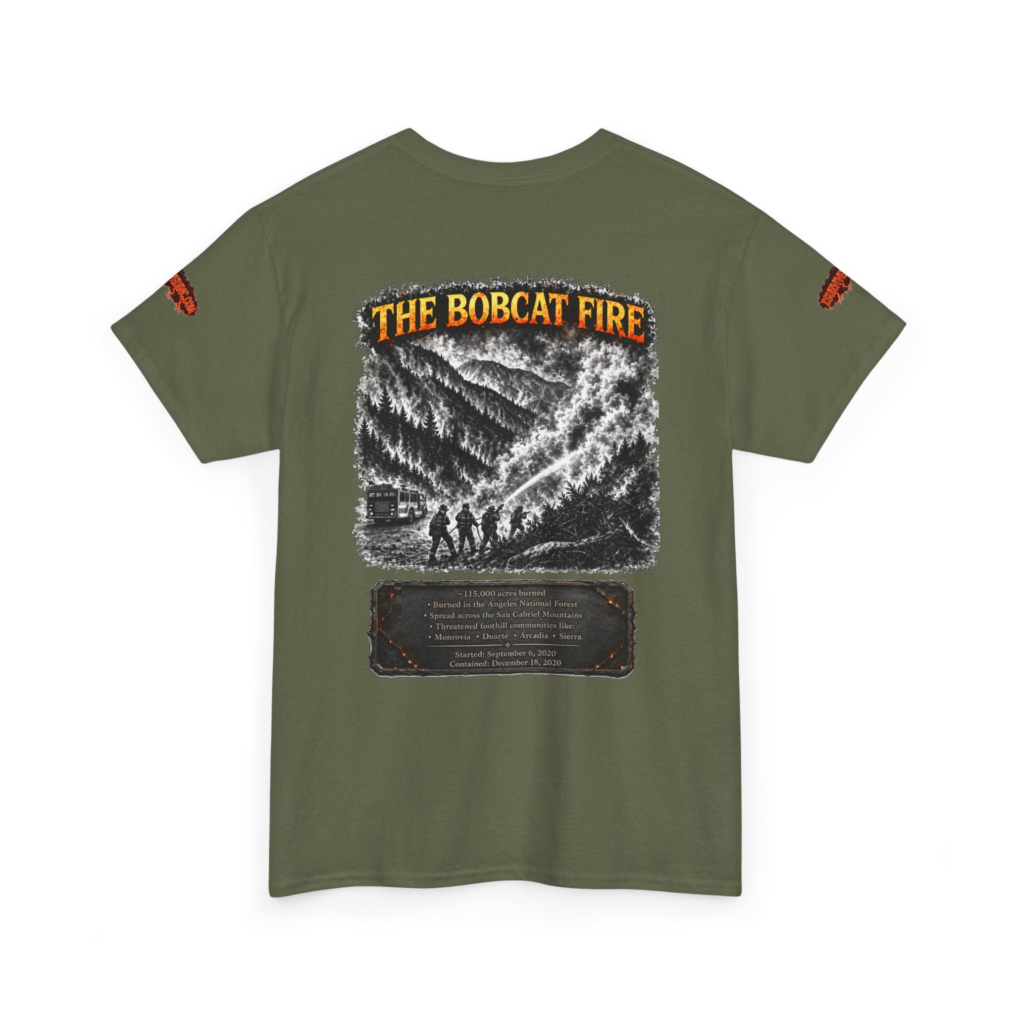 I Survived 2020 — Director's Cut S2:E2 "The Bobcat Fire" | Wildfire Edition Memorial Unisex Heavy Cotton Tee (SPECIAL EDITION)