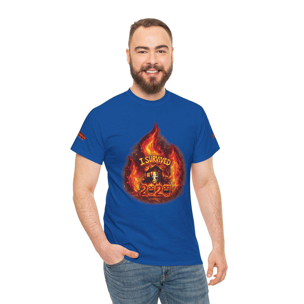 I Survived 2020 — Director's Cut S2:E3 "The California Wildfires" | Wildfire Edition Memorial Unisex Heavy Cotton Tee (SPECIAL EDITION)