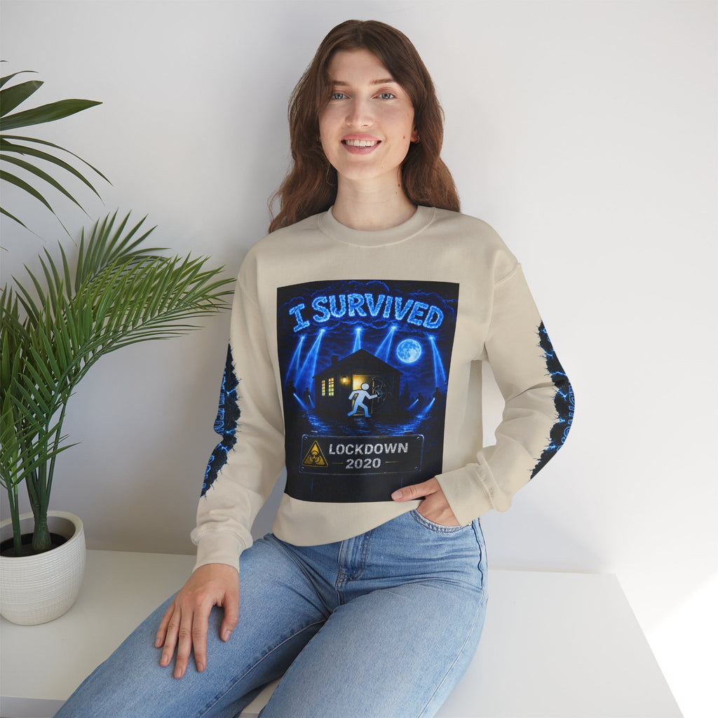 I Survived 2020 — LOCKDOWN S3:E2: Special Edition "Dating Under Lockdown" Unisex Heavy Blend™ Crewneck Sweatshirt
