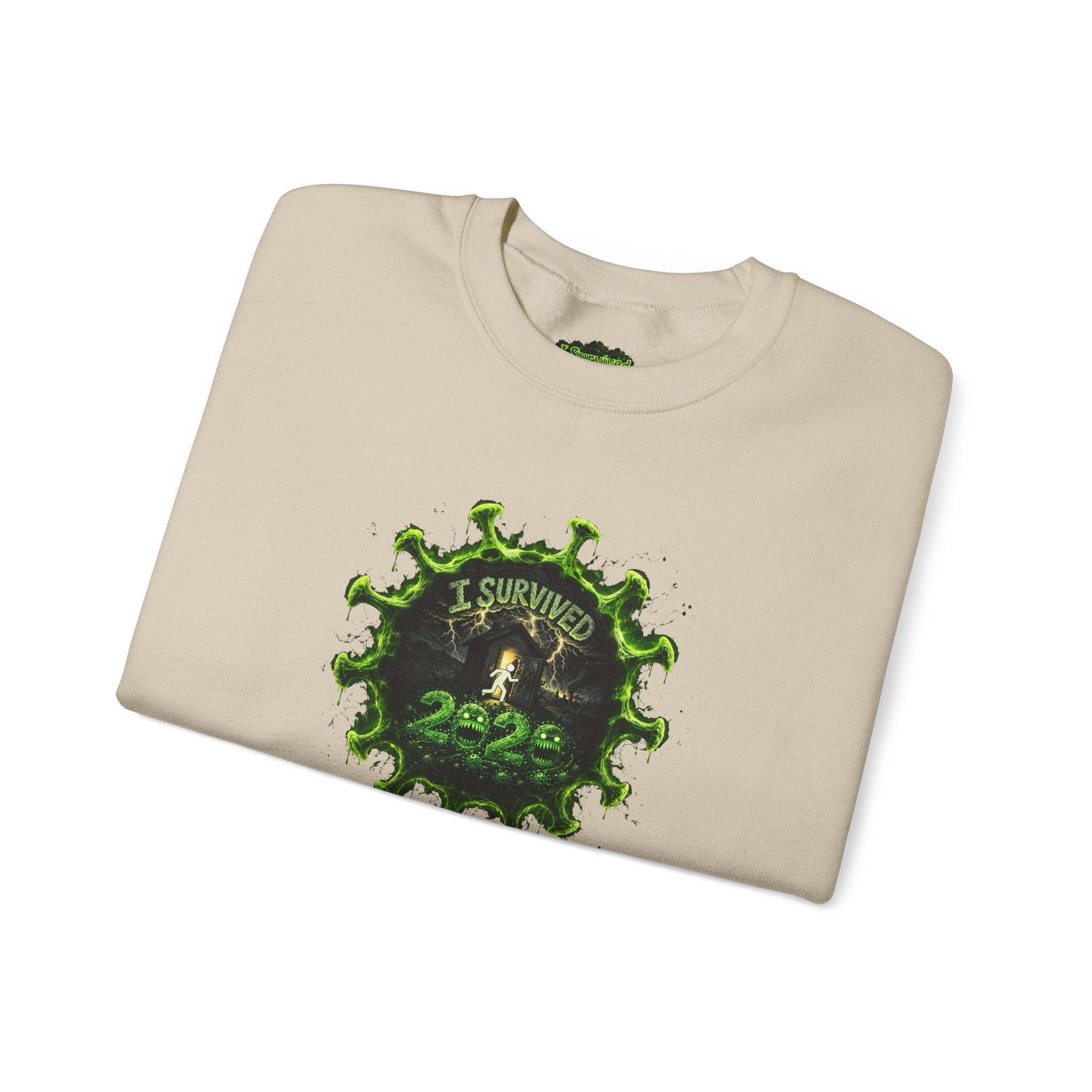I Survived 2020 — PANDEMIC S1:E2: Director's Cut "The Coming of COVID" Unisex Heavy Blend™ Crewneck Sweatshirt
