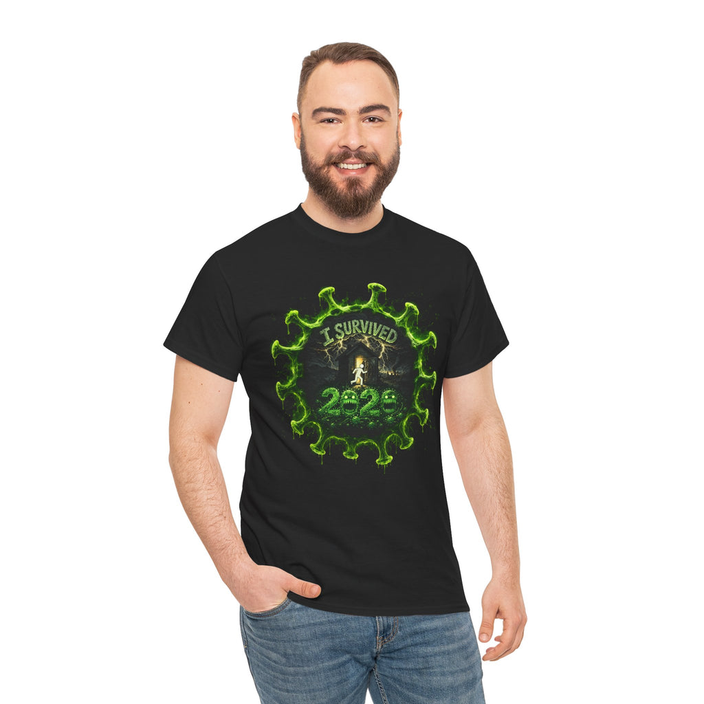 I Survived 2020 — Director's Cut S1:E4 "Mask Madness Mayhem Moment" | Pandemic Edition Unisex Heavy Cotton Tee