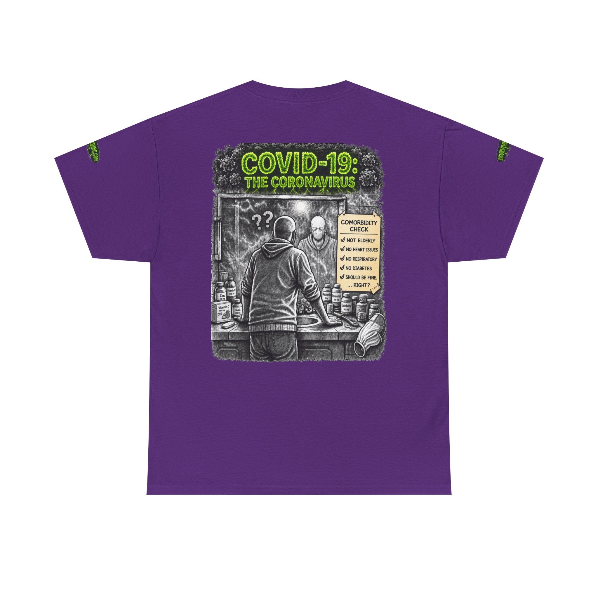 I Survived 2020 — Director's Cut S1:E1 "COVID-19: The Coronavirus" | Pandemic Edition Unisex Heavy Cotton Tee (SPECIAL EDITION)