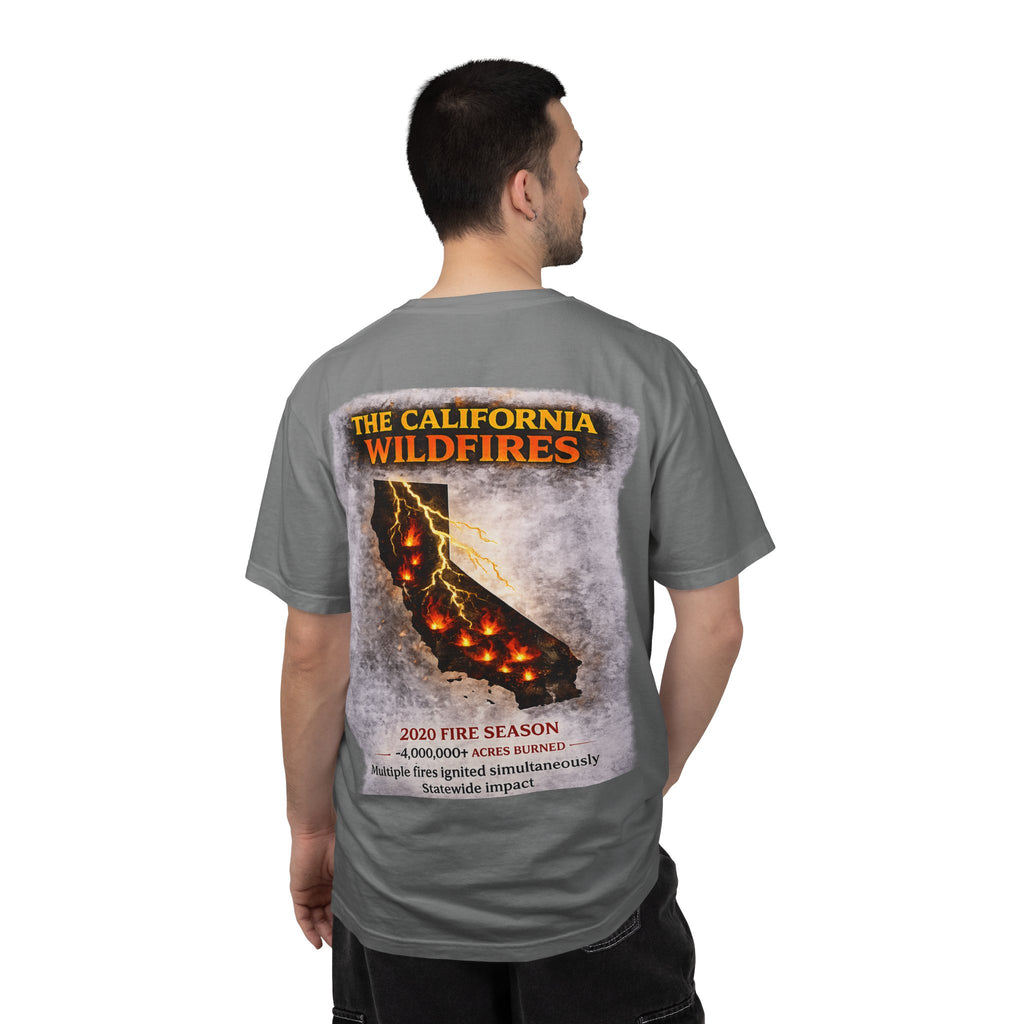 I Survived 2020 — S2:E3 "The California Wildfires" | Wildfire Edition Memorial Unisex Garment-Dyed T-shirt