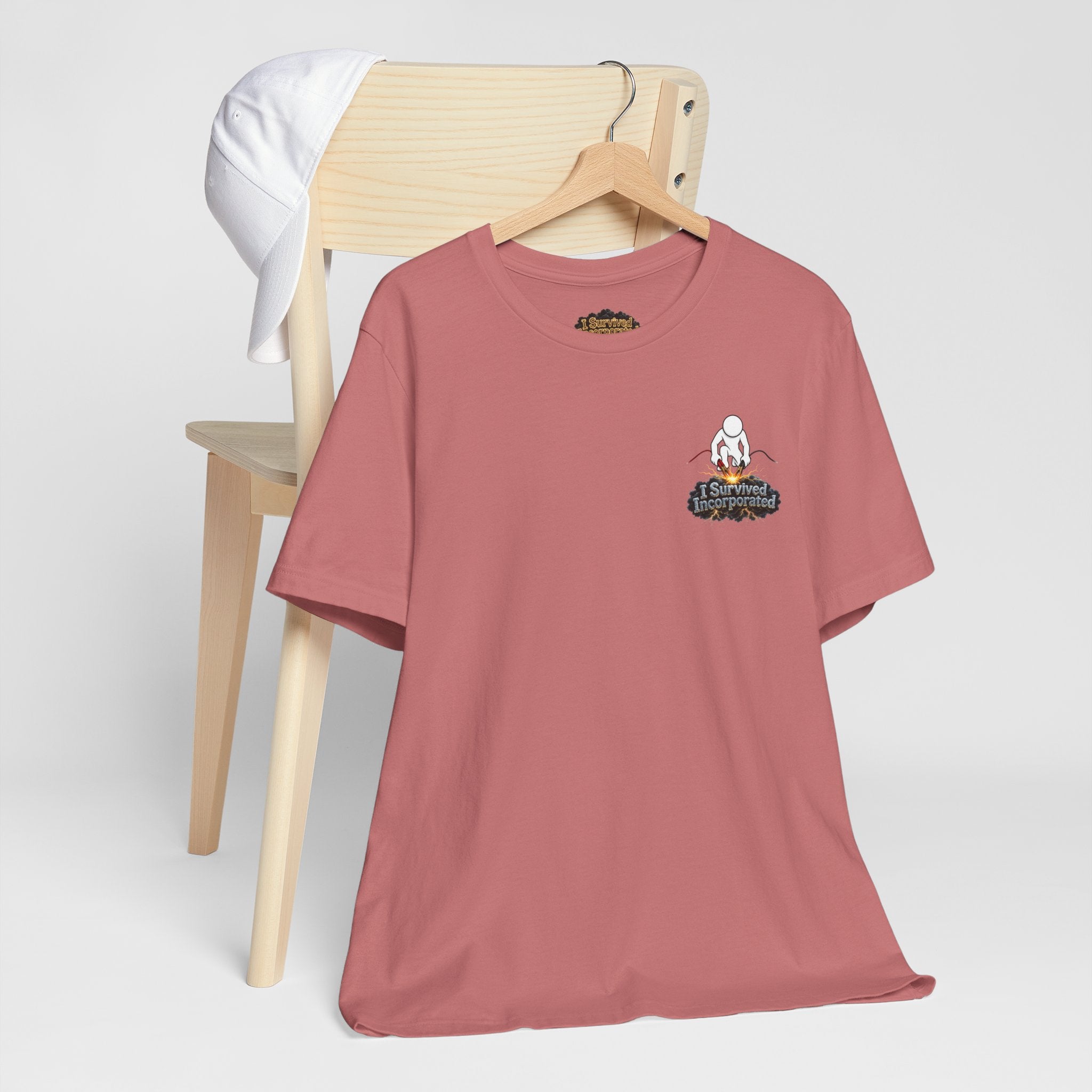 I Survived 2020 — "Please Stand By" Test Pattern Tee Summer Premier Unisex Jersey Short Sleeve Tee