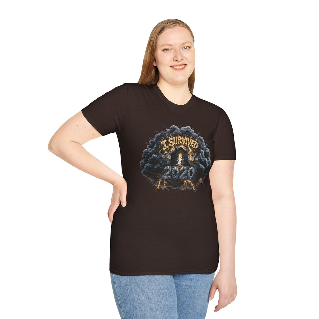 I Survived 2020 — Director's Cut Original Design Teaser Tee | Season 1 Premiere Drop Unisex Softstyle T-Shirt
