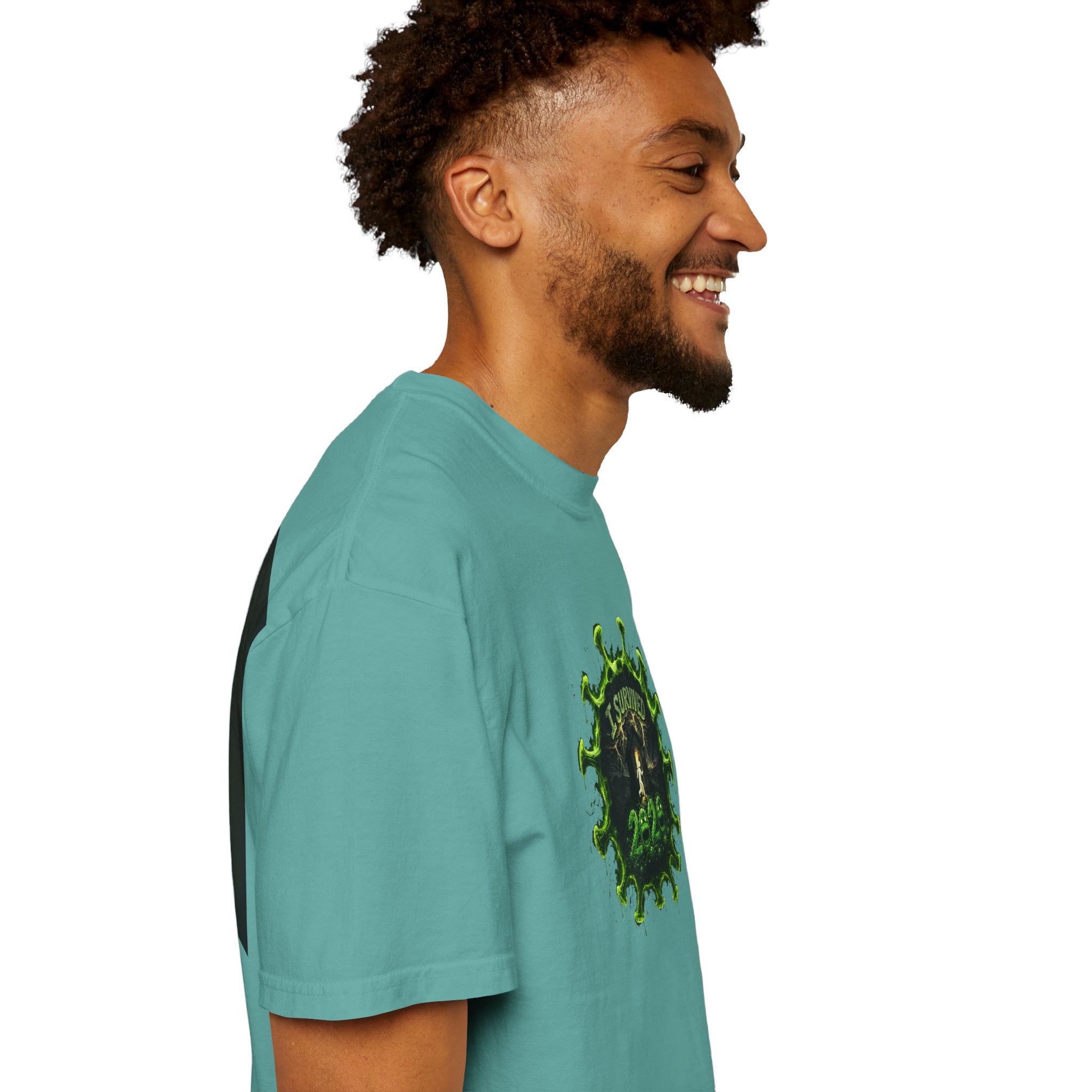 I Survived 2020 — PANDEMIC S1:E3: Director's Cut "The Jab!" Unisex Garment-Dyed T-shirt