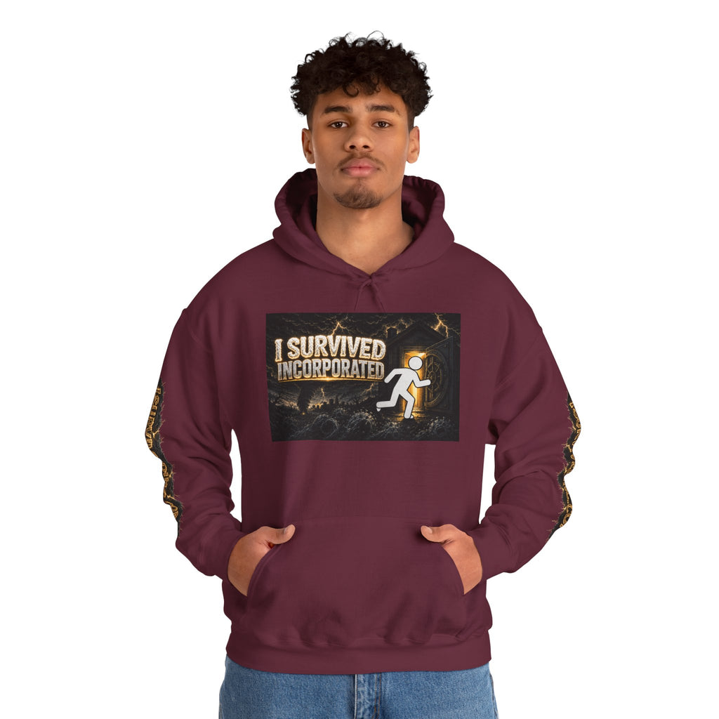 I Survived Incorporated Hoodie Sweatshirt – Original Design Teaser