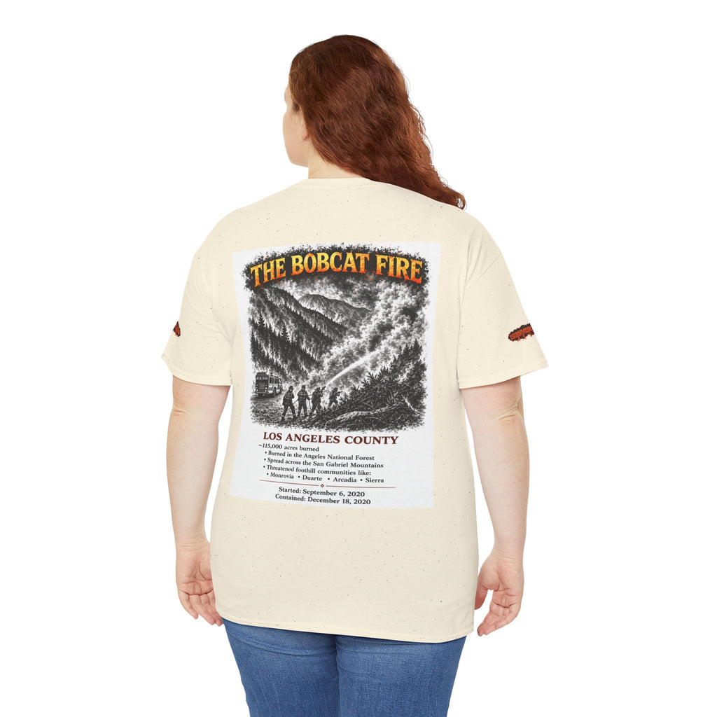 I Survived 2020 — S2:E2 "The Bobcat Fire" | Wildfire Edition Memorial Unisex Heavy Cotton Tee (SPECIAL EDITION)