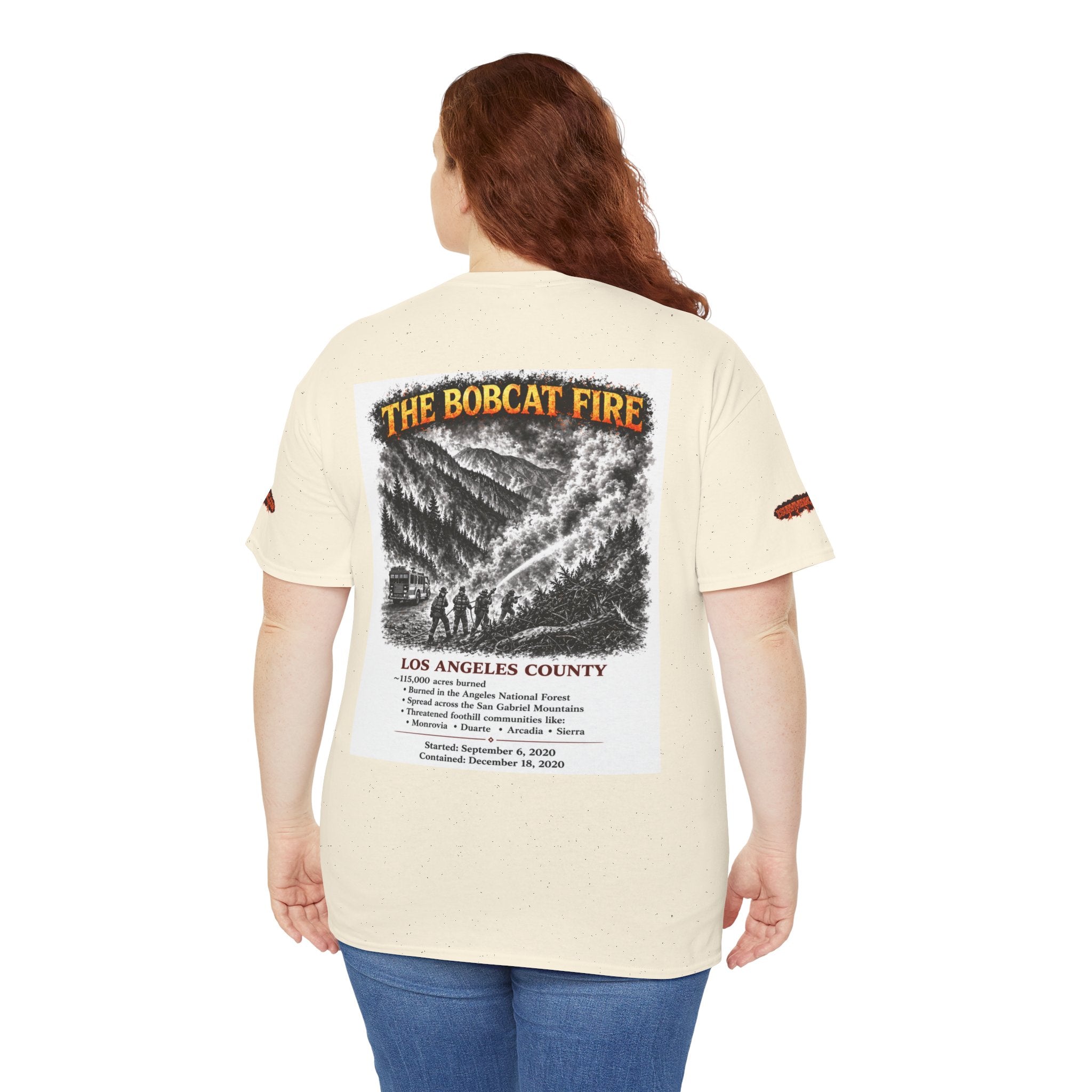 I Survived 2020 — S2:E2 "The Bobcat Fire" | Wildfire Edition Memorial Unisex Heavy Cotton Tee (SPECIAL EDITION)
