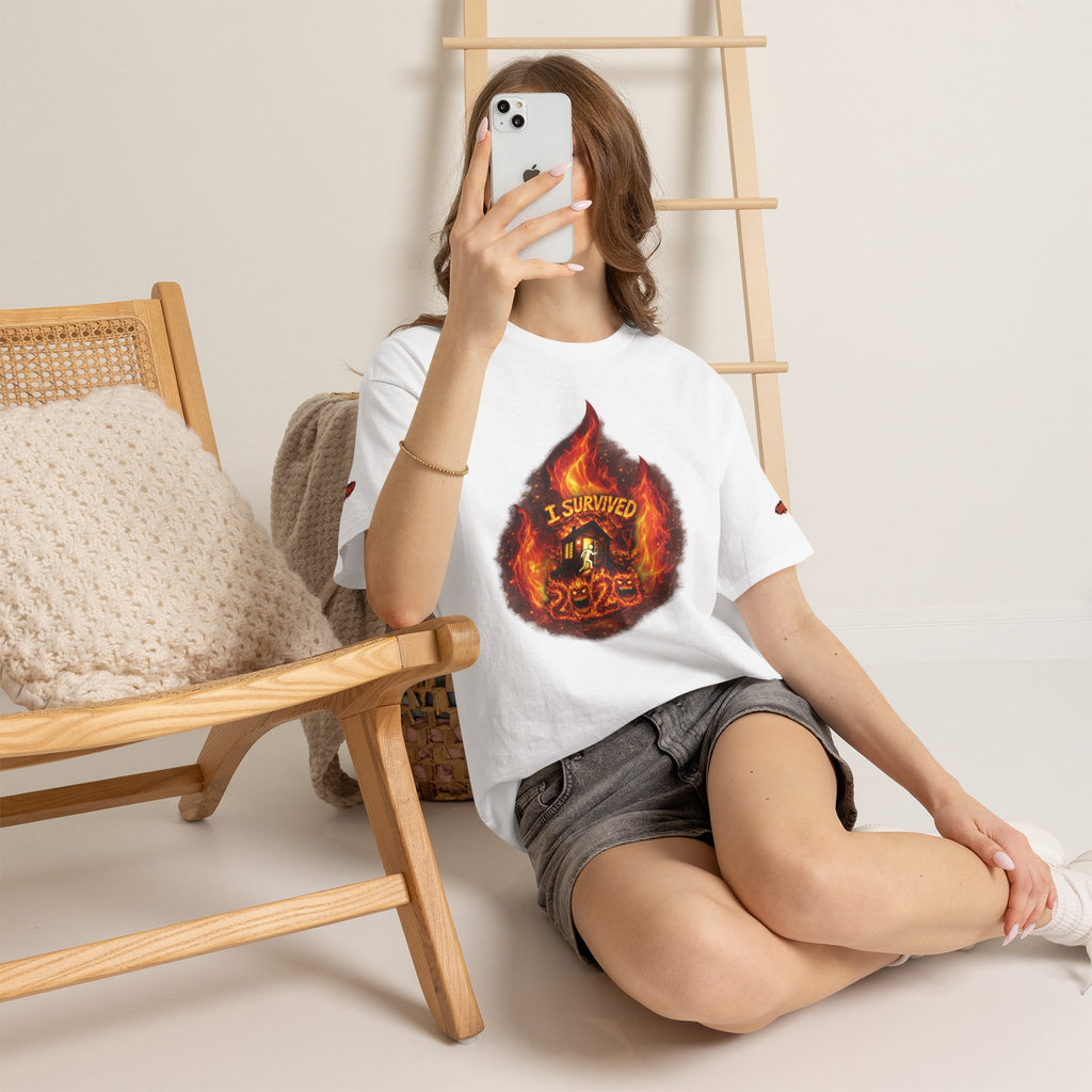 I Survived 2020 — Director's Cut S2:E1 "Berry Creek" | Wildfire Edition Memorial Unisex Heavy Cotton Tee (SPECIAL EDITION)